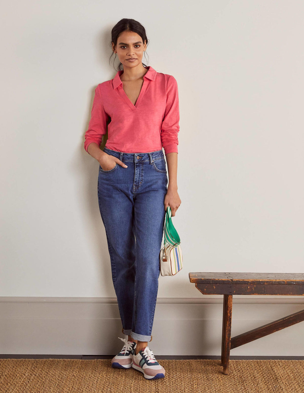 The Cotton Collar Notch Tee-Lollipop - Image 2
