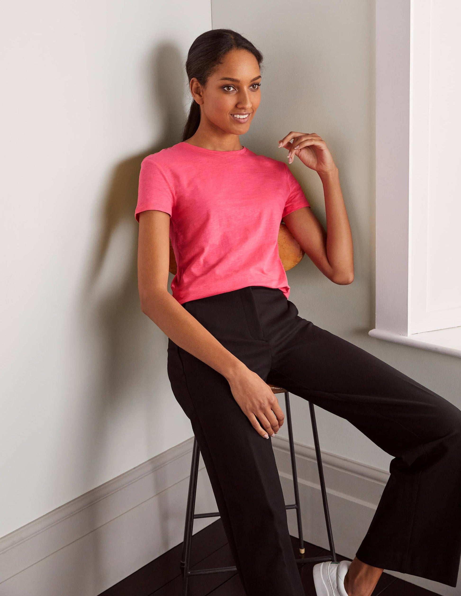 The Cotton Boyfriend Tee-Lollipop-1