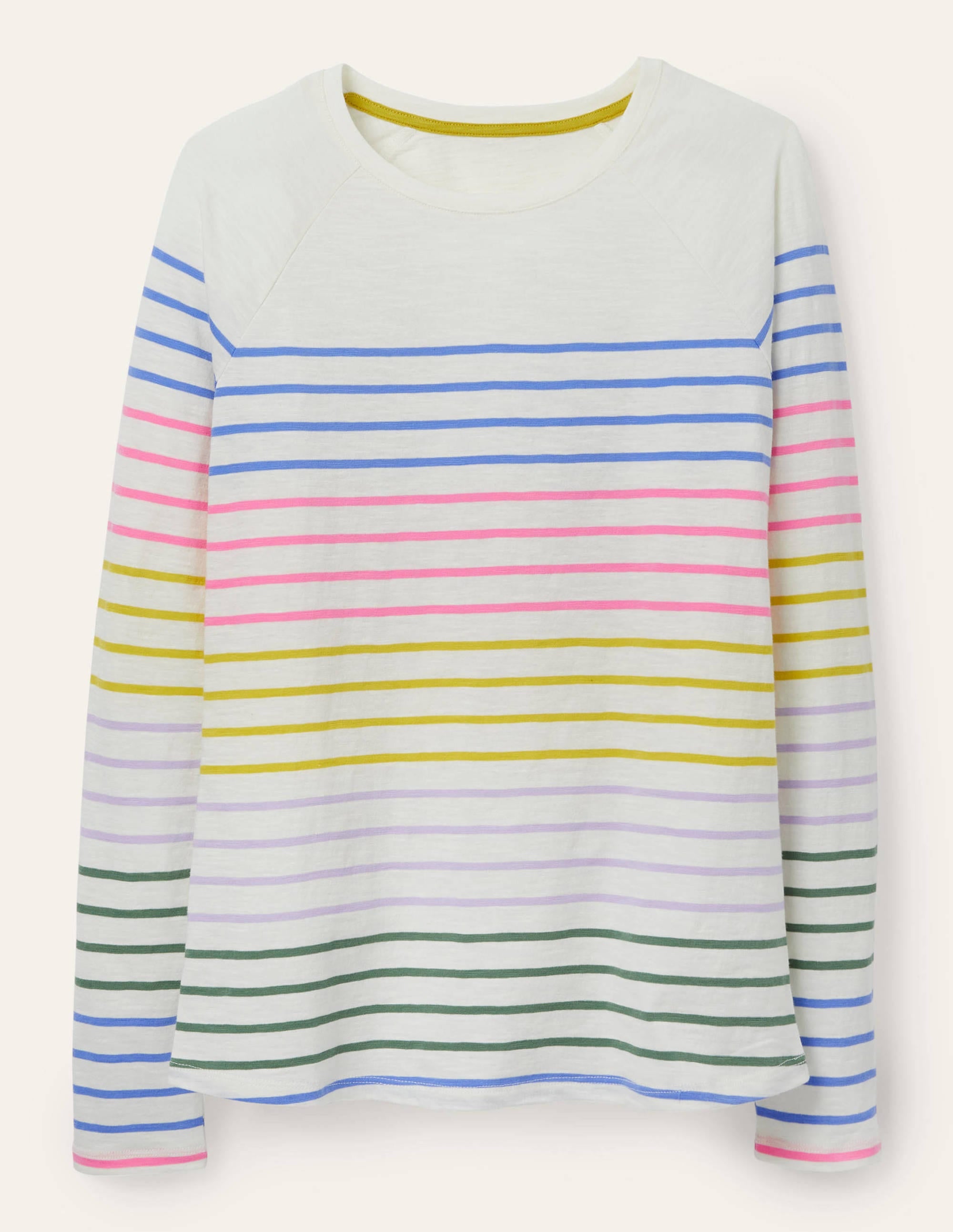 Lorna Baseball Top-Rainbow Multi Stripe - Image 6