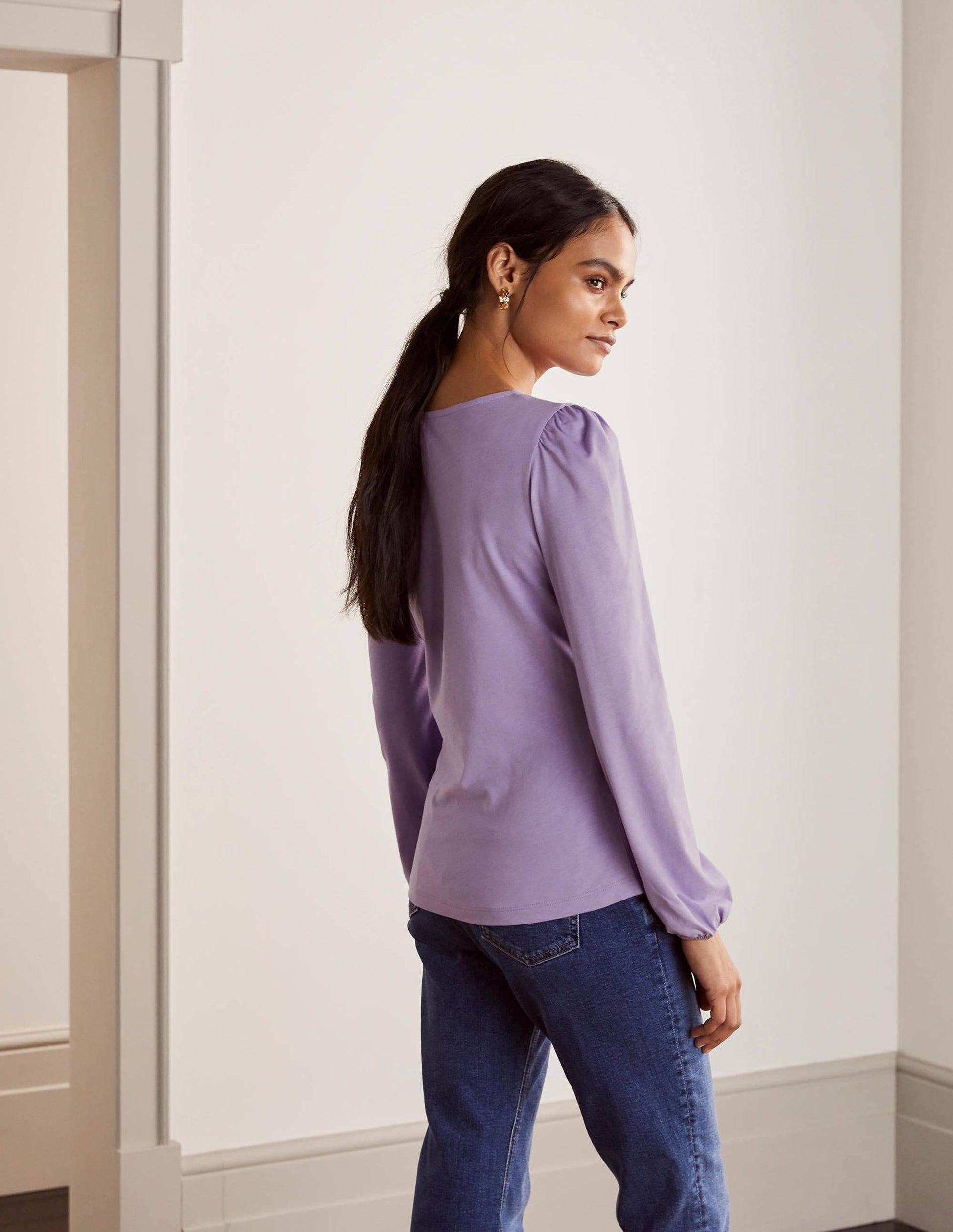 Supersoft Long Sleeve Top-Cool Violet-3
