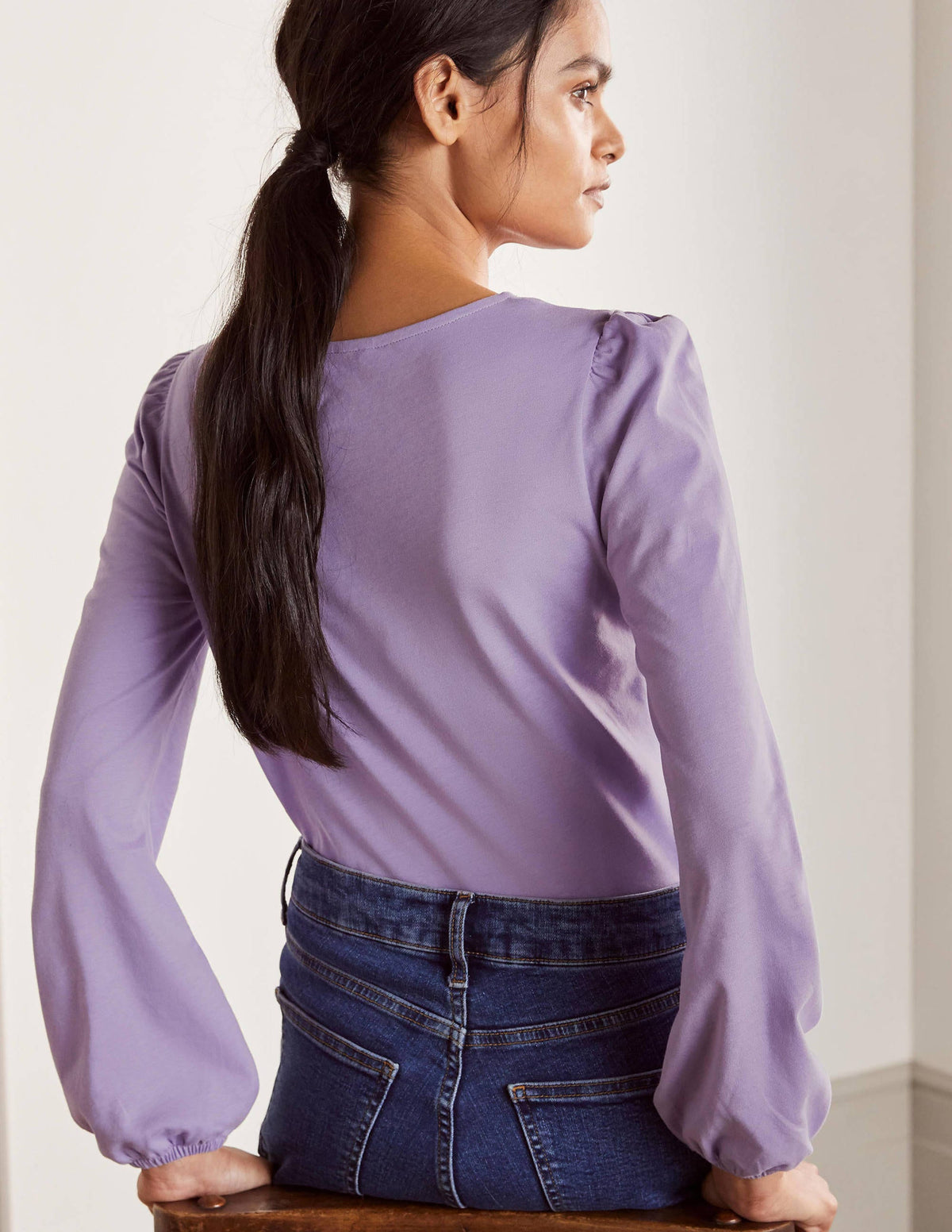 Supersoft Long Sleeve Top-Cool Violet-4