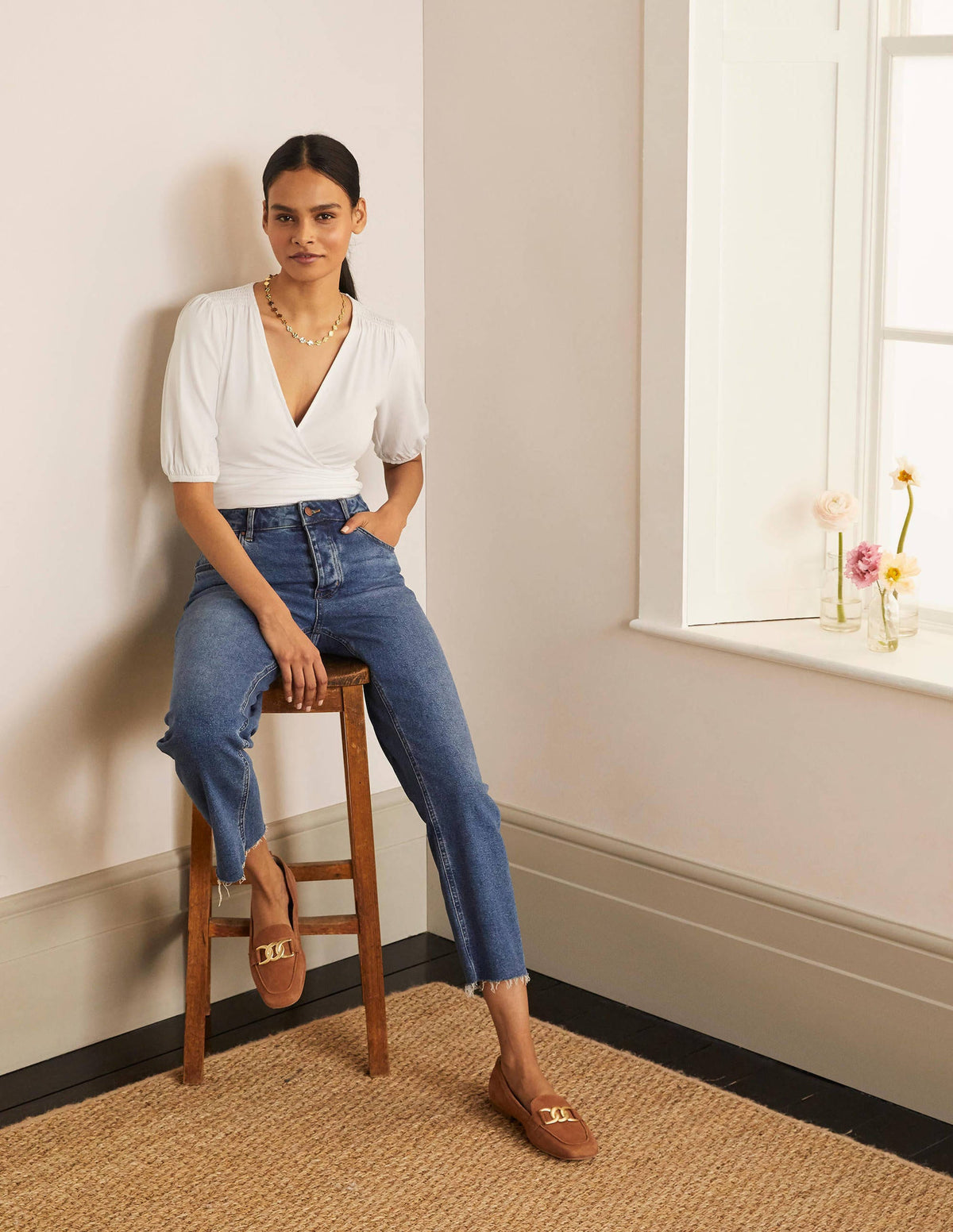 Joanna Wrap Top-White-2