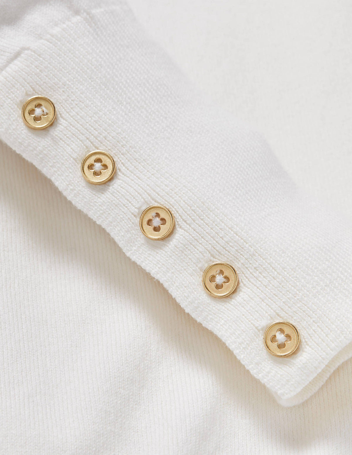 Eldon V-neck Sweater-Ivory-5