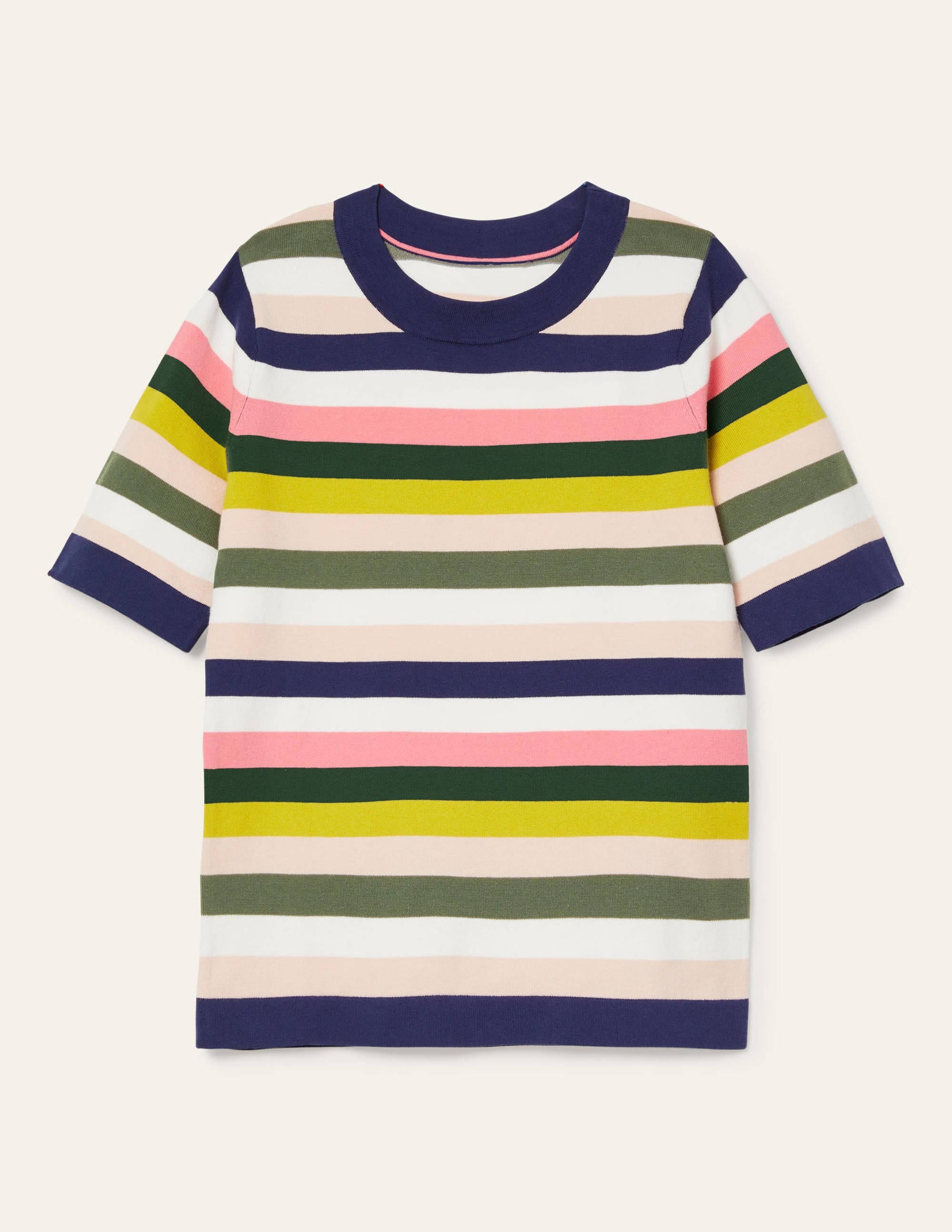 Abingdon Knitted Tee-Multi Stripe - Image 6