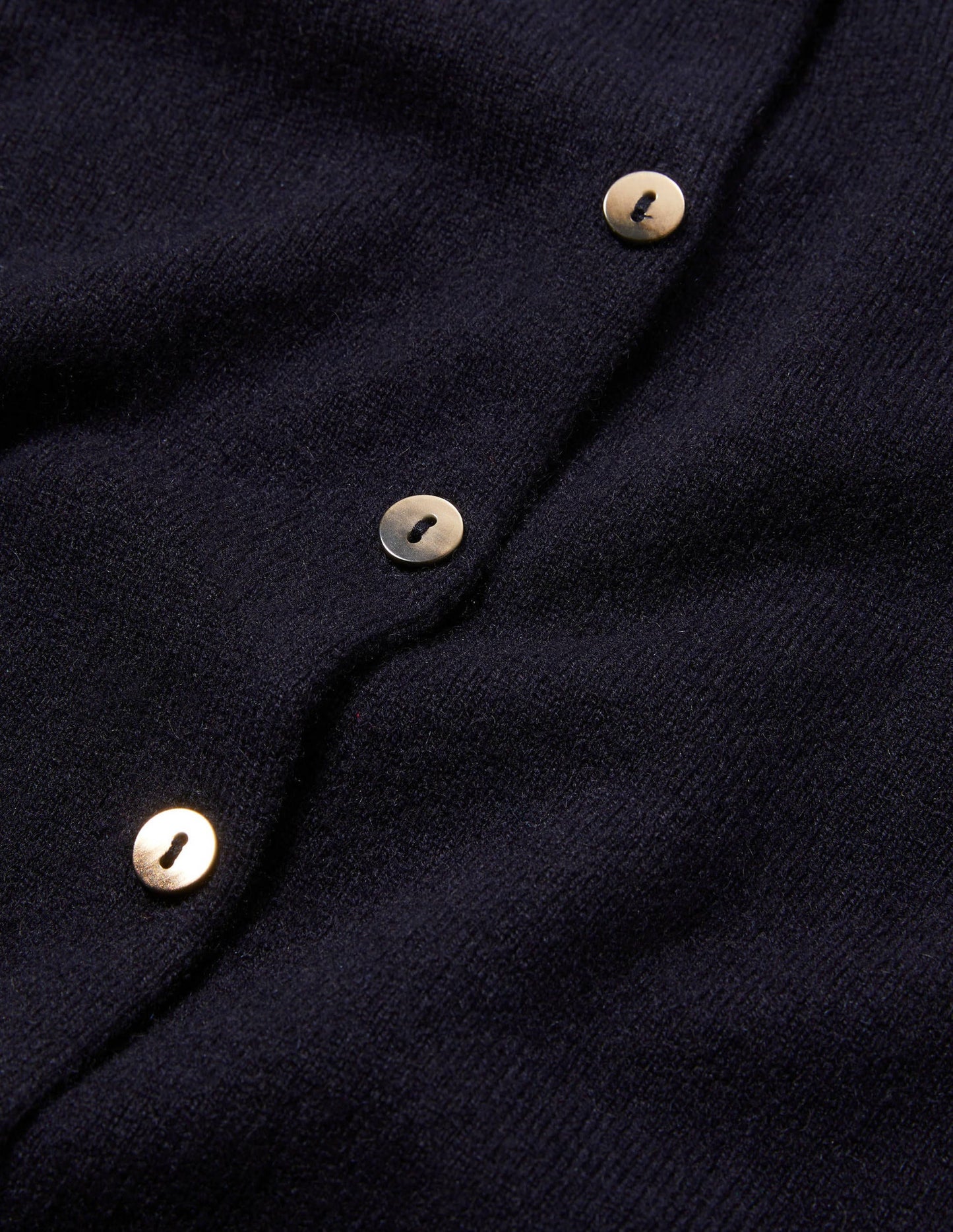 Cashmere Crop Cardigan-Navy