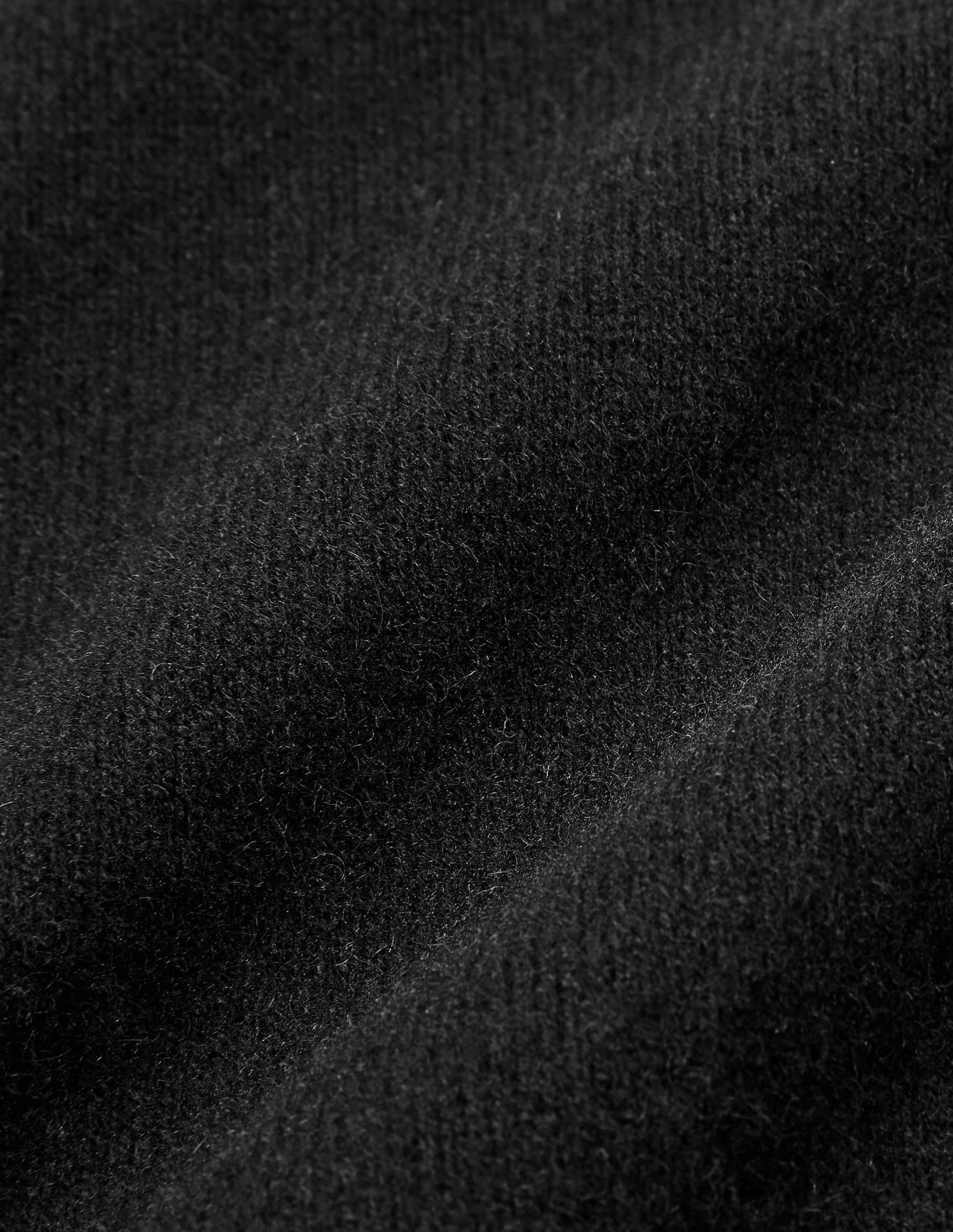 Cashmere Crew Neck Sweater-Black-5