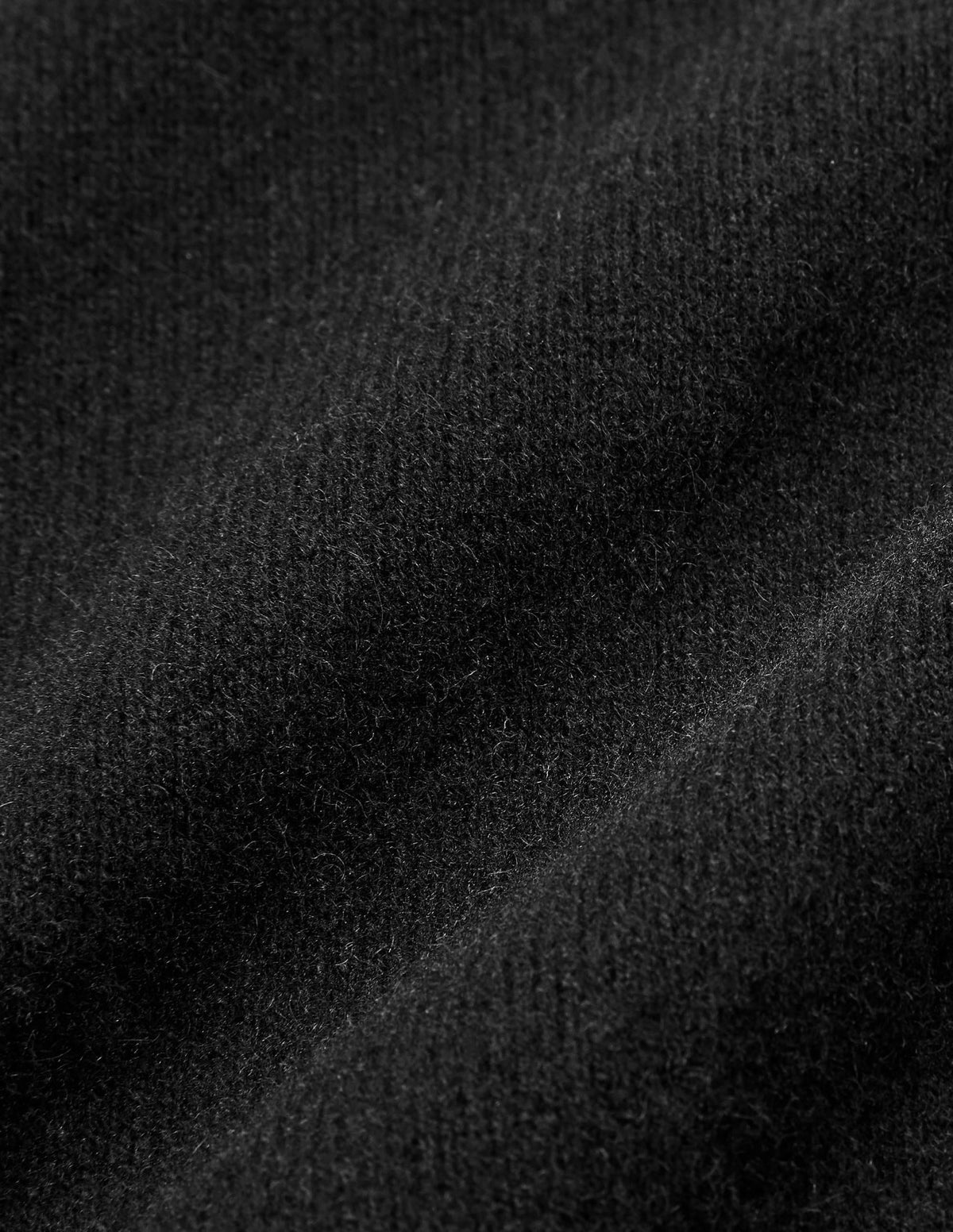 Cashmere Crew Neck Sweater-Black - Image 5