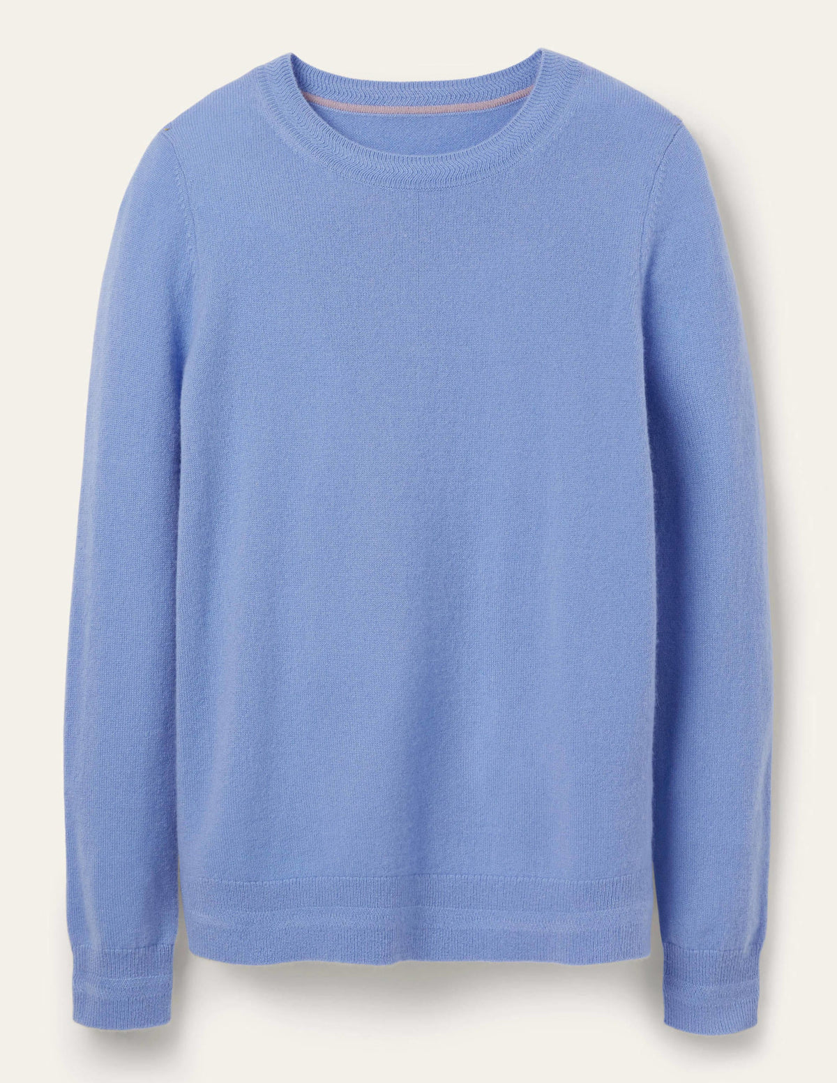 Cashmere Crew Neck Sweater-Gulf Blue - Image 6