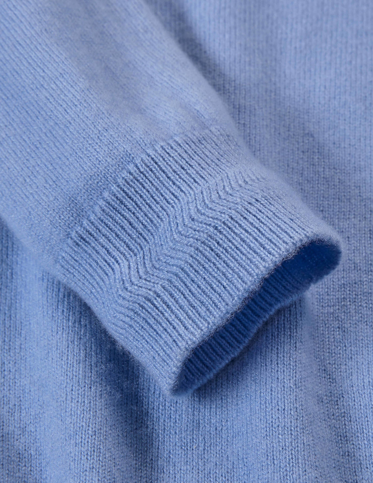 Cashmere Crew Neck Sweater-Gulf Blue - Image 7