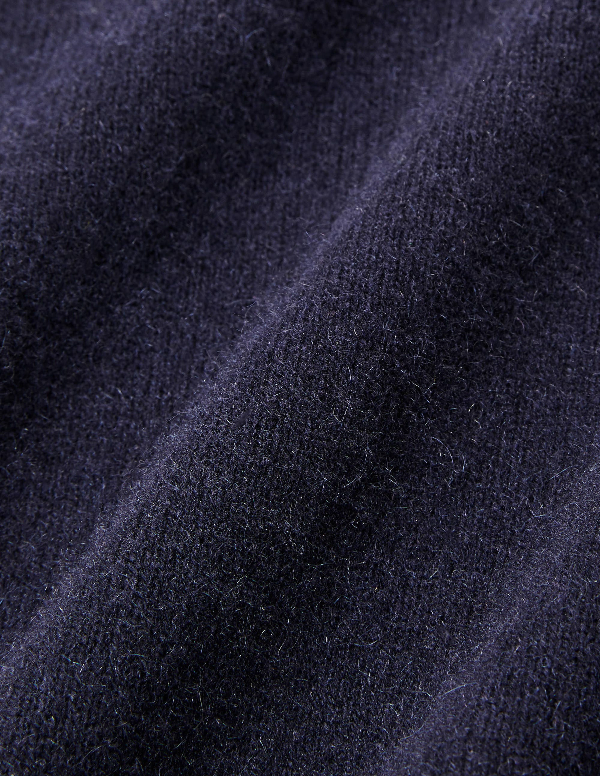 Cashmere Crew Neck Sweater-Navy - Image 6