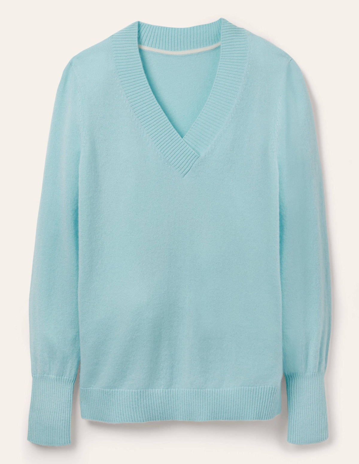 Oakley Cashmere V-Neck Sweater-Georgian Blue - Image 5