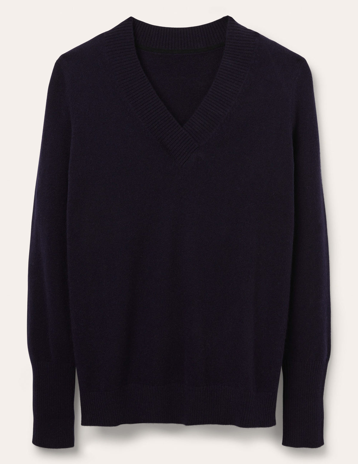 Oakley Cashmere V-Neck Sweater-Navy - Image 5