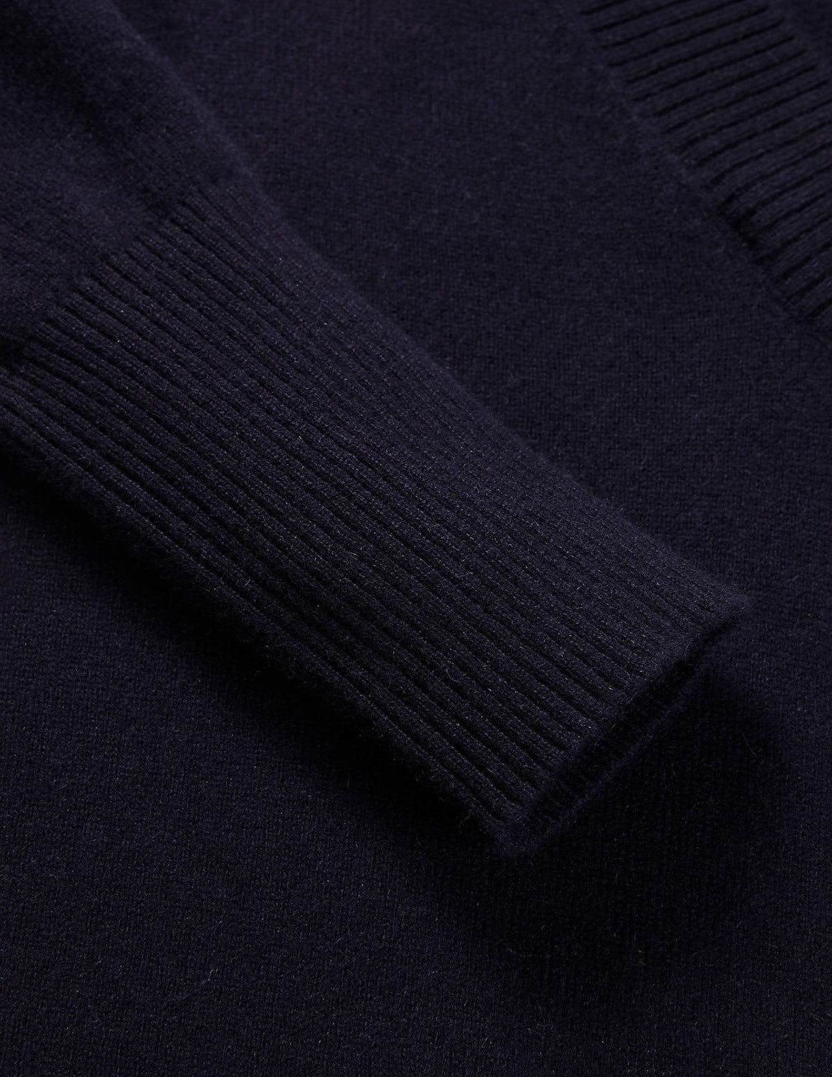 Oakley Cashmere V-Neck Sweater-Navy - Image 6