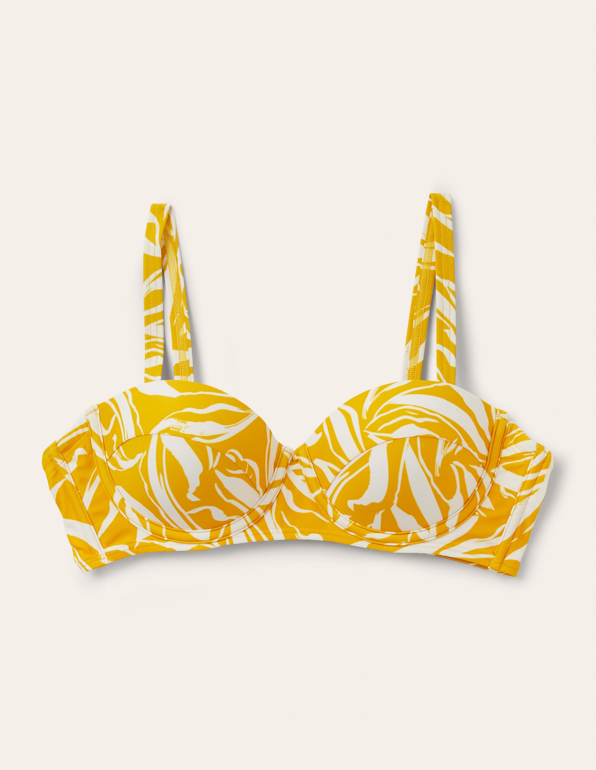 Kythira Cup-size Bikini Top-Chartreuse, Painted Foliage-6