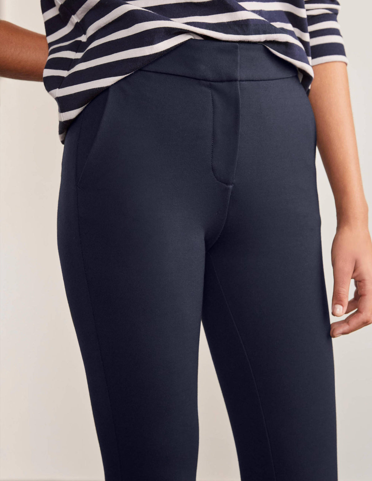 Hampshire Bootcut Pants-Navy - Image 3