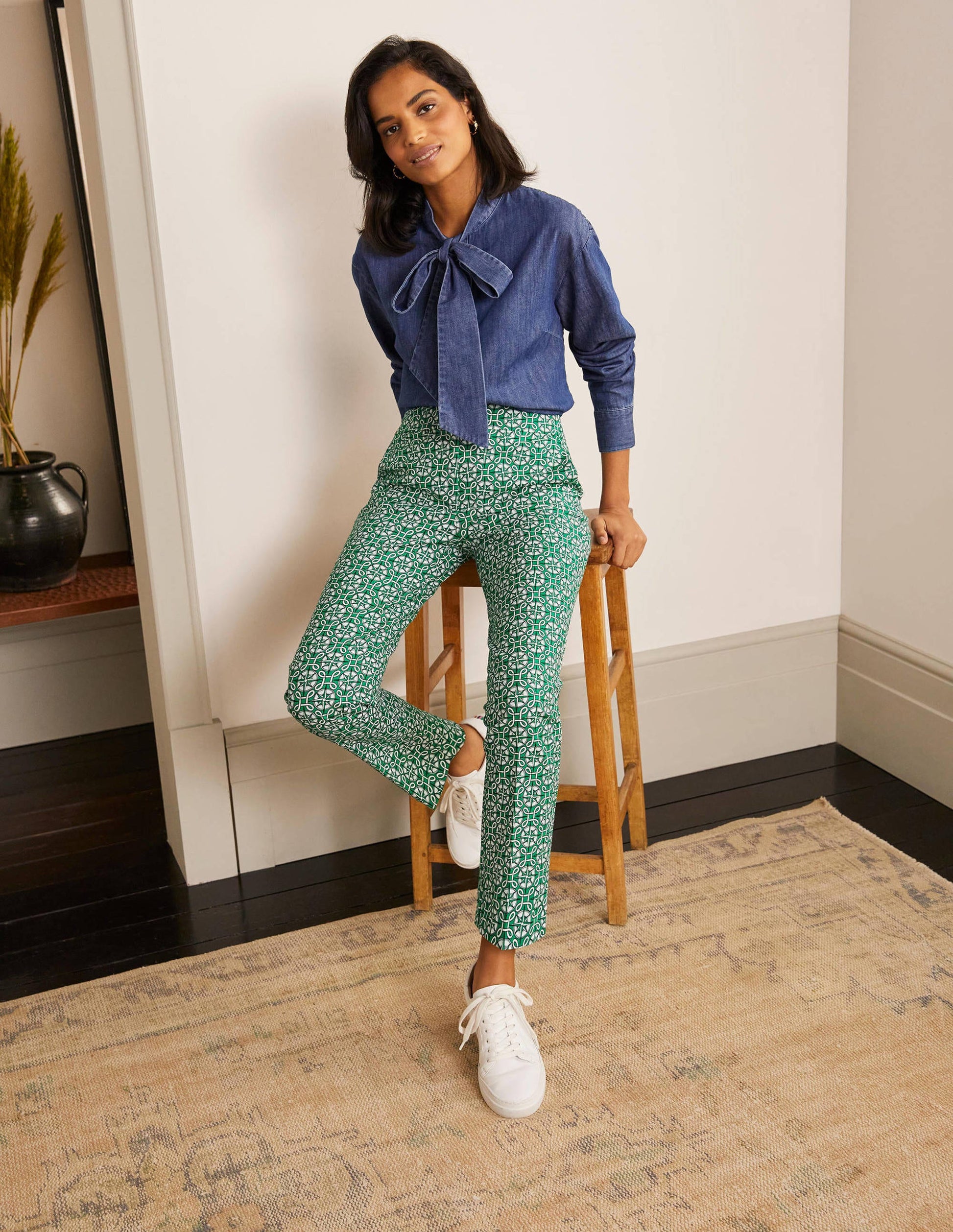 Richmond 7/8 Pants-Sapling, Compass Knot-4