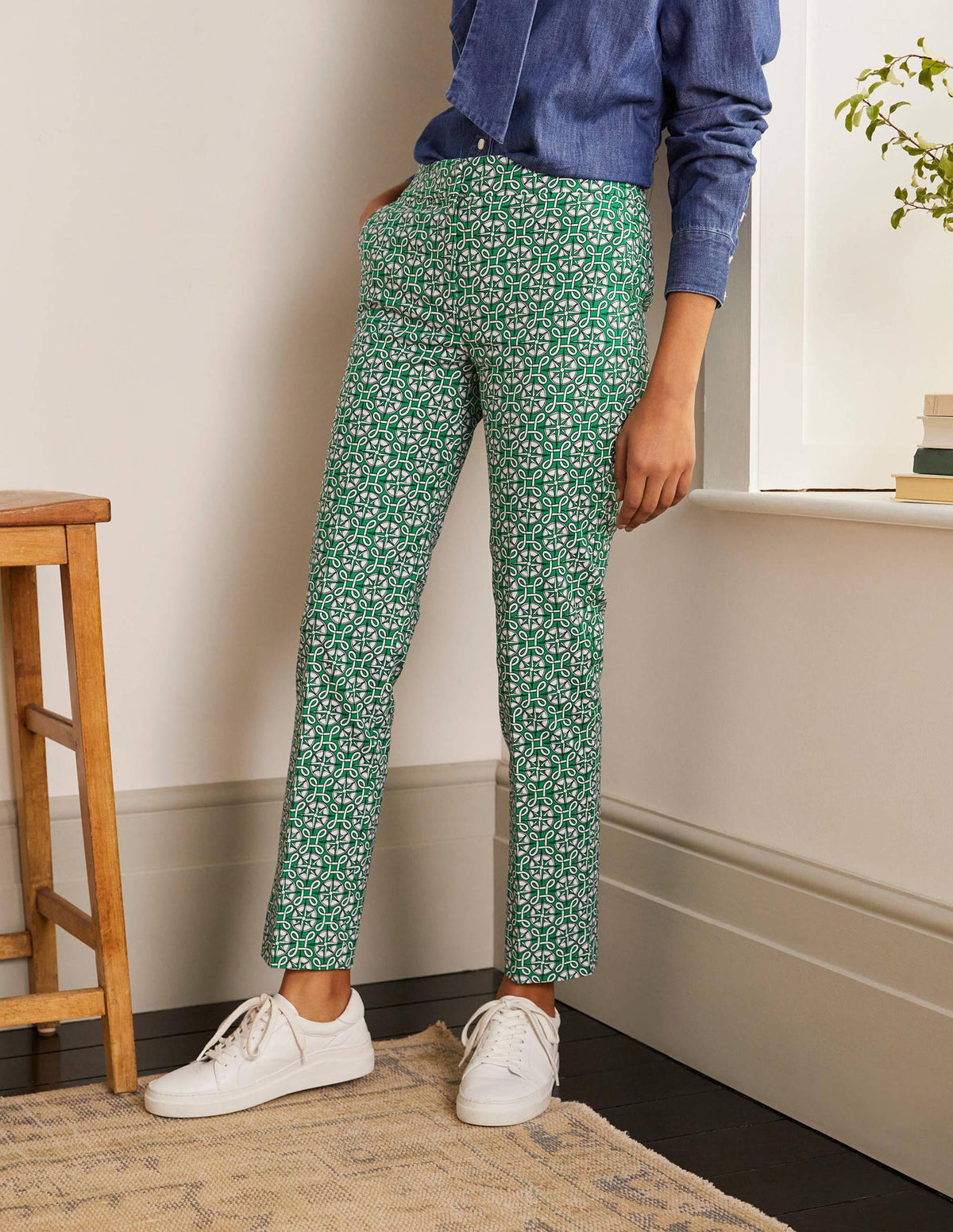 Richmond 7/8 Pants-Sapling, Compass Knot - Image 1