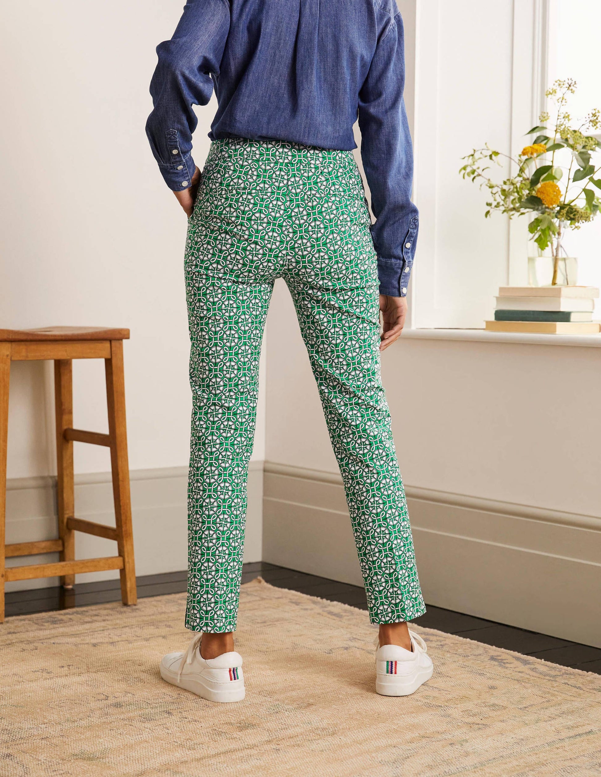 Richmond 7/8 Pants-Sapling, Compass Knot-2