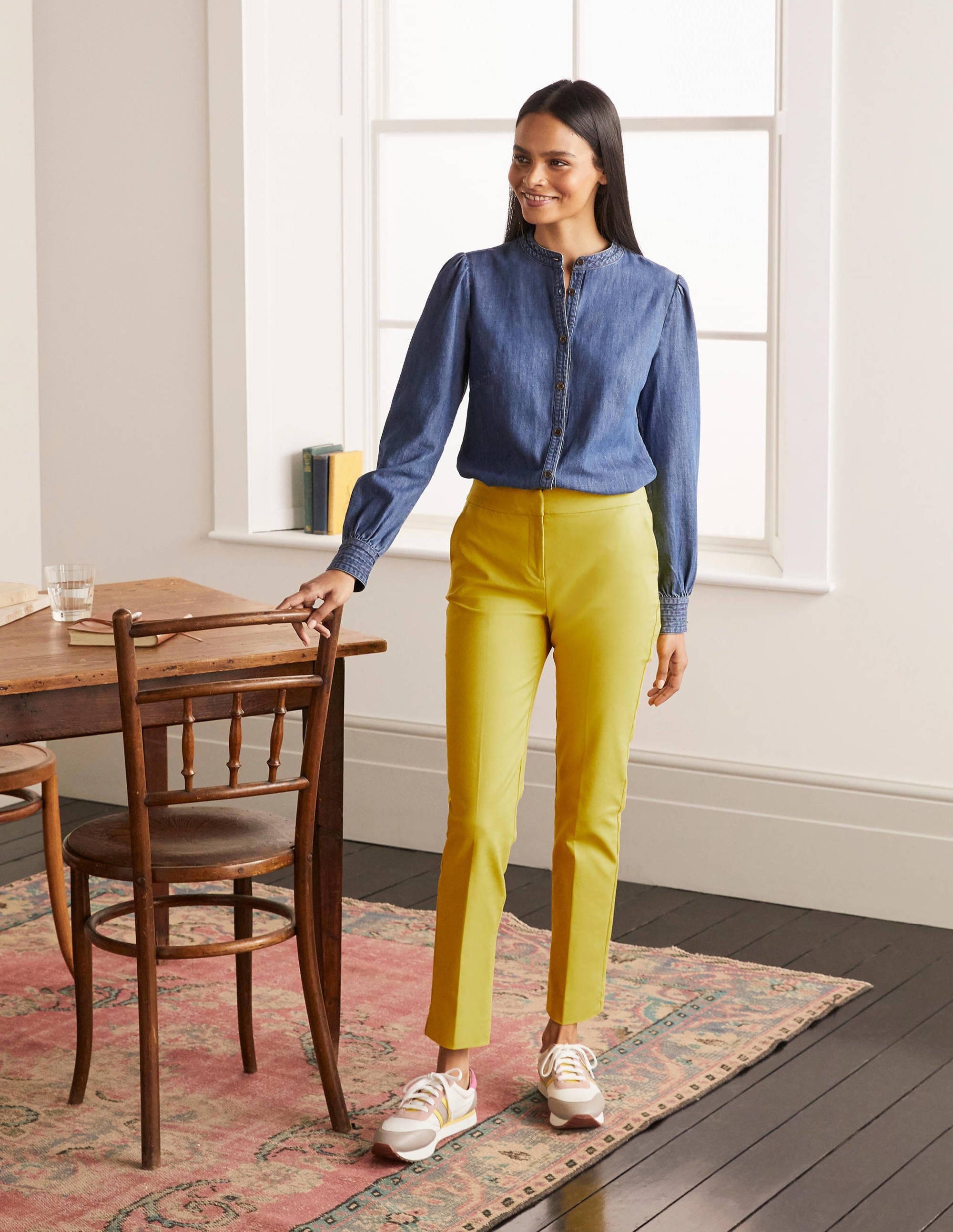 Richmond 7/8 Pants-Chartreuse - Image 5