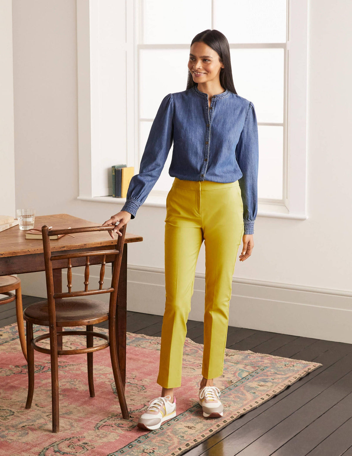 Richmond 7/8 Pants-Chartreuse - Image 1