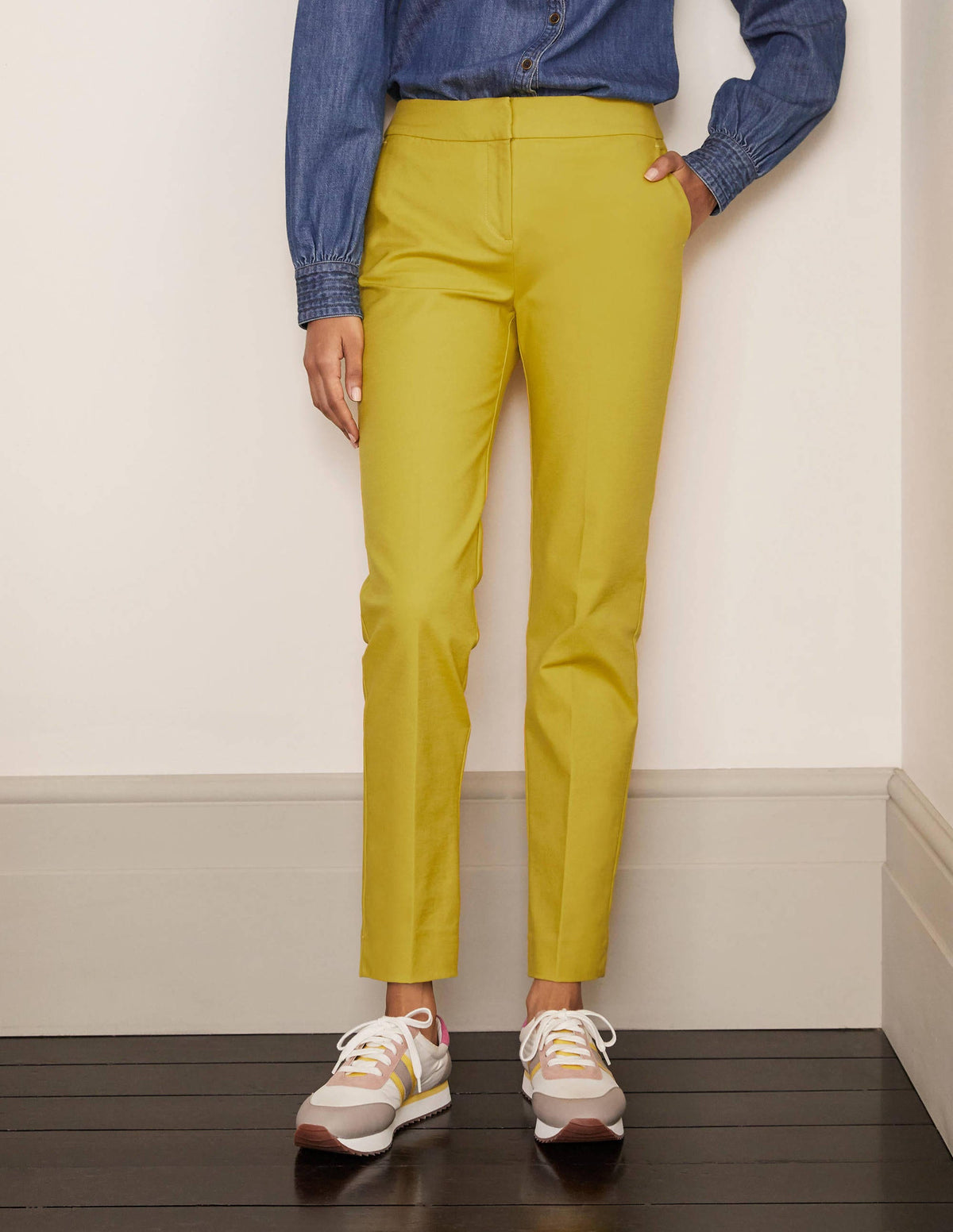 Richmond 7/8 Pants-Chartreuse - Image 2