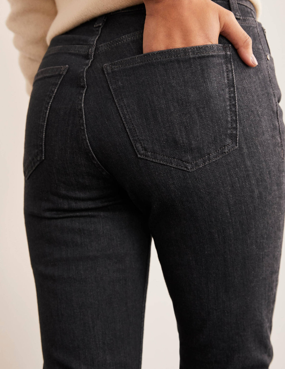 Slim Straight Jeans-Grey-3