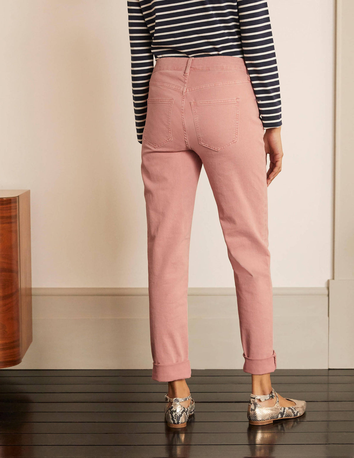Girlfriend Jeans-Pale Pink Wash - Image 2