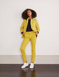 Stretch Jersey Blazer-Chartreuse