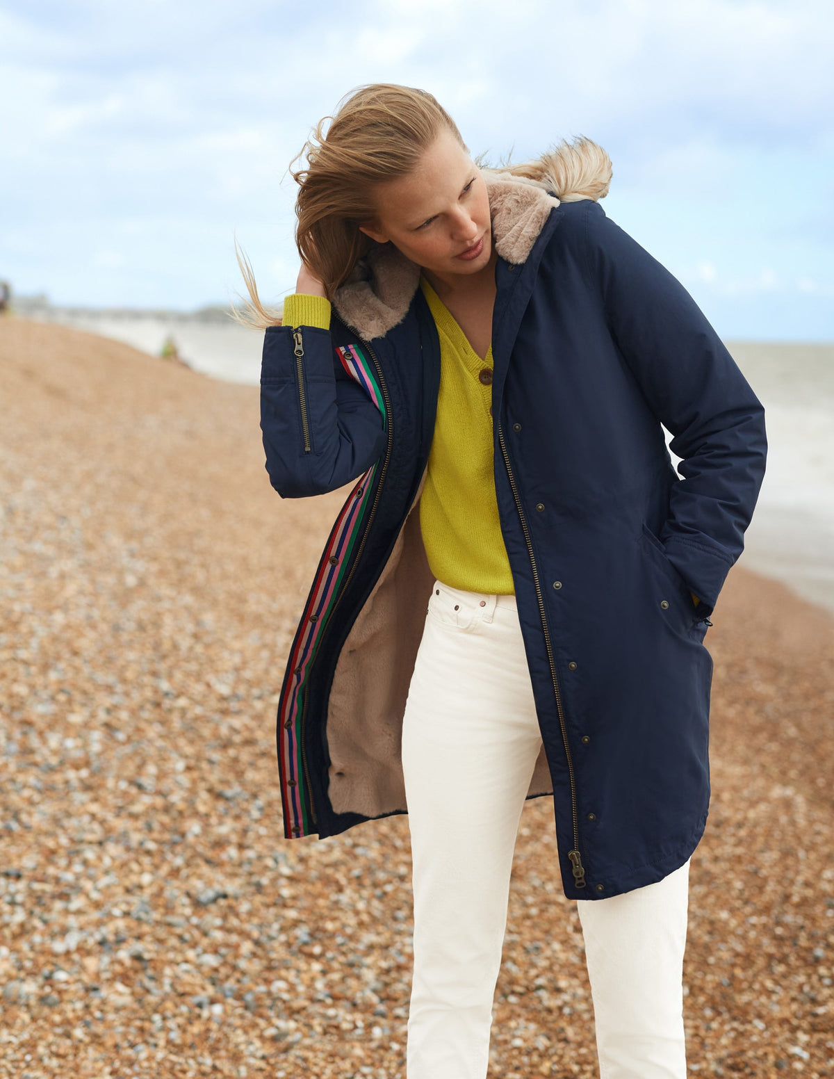 Dunbar Waterproof Parka-Navy - Image 5