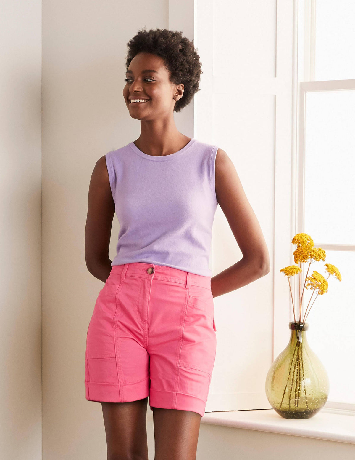 Abingdon Shorts-Pink Sunset - Image 4