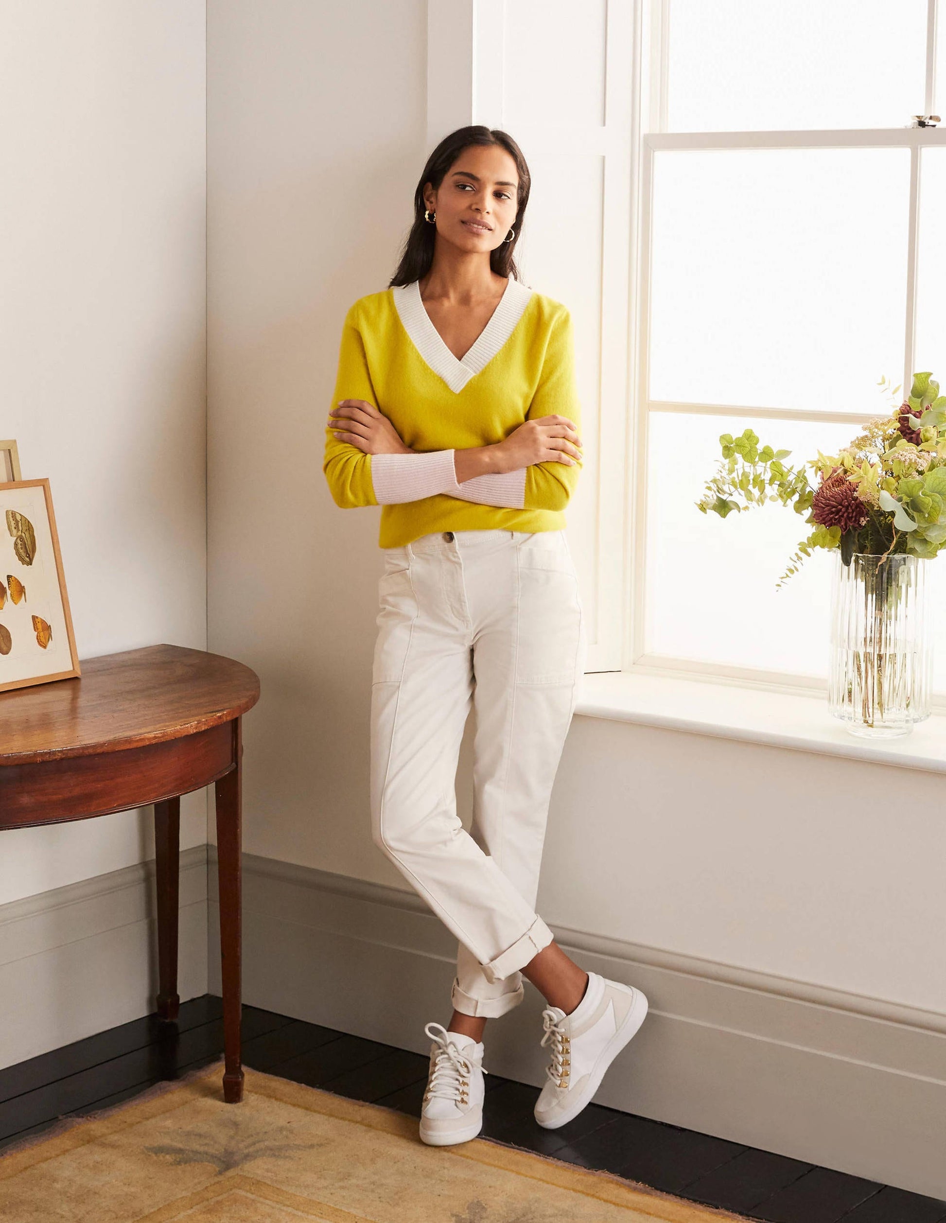 Abingdon Pants-Ecru-4