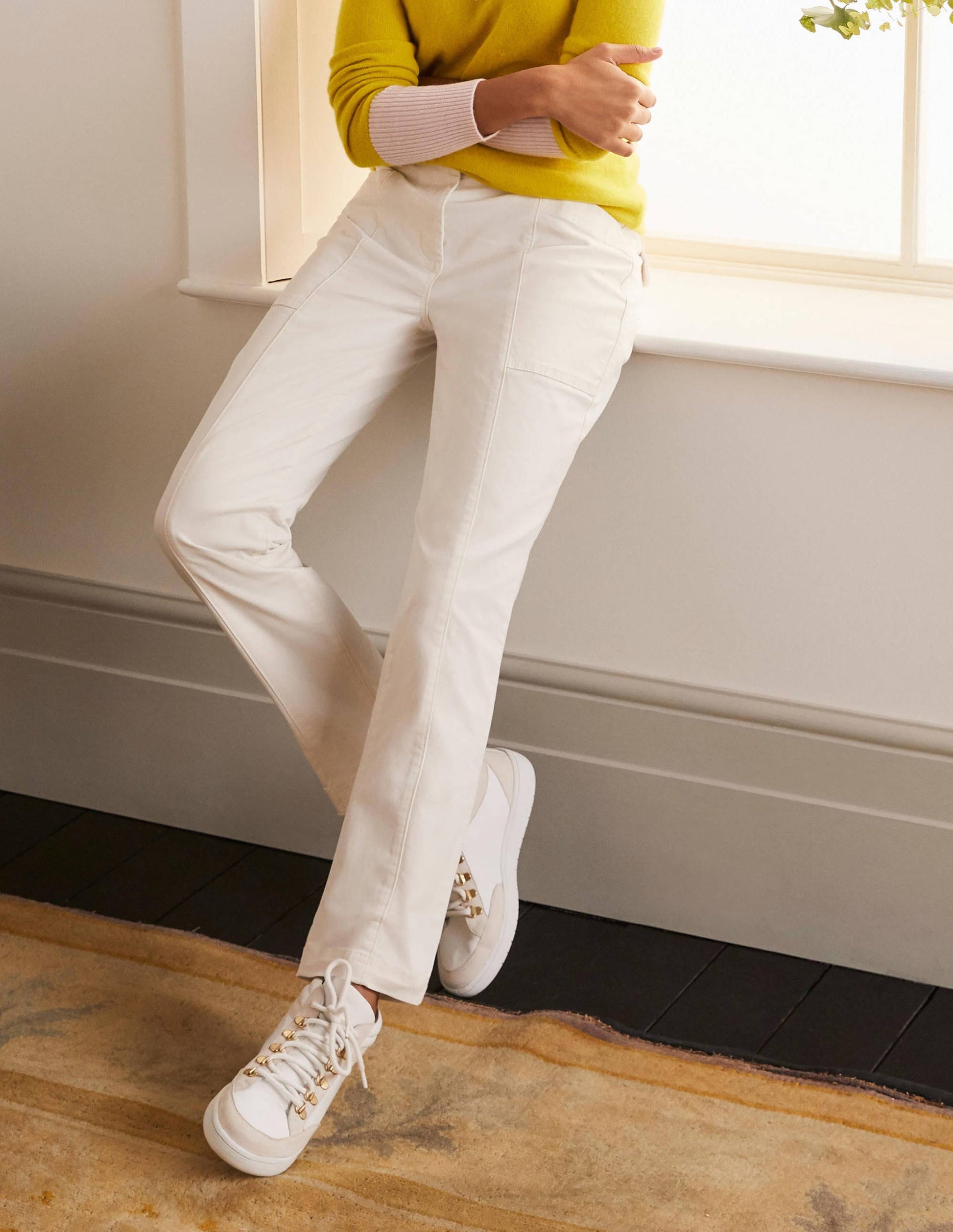 Abingdon Pants-Ecru-1