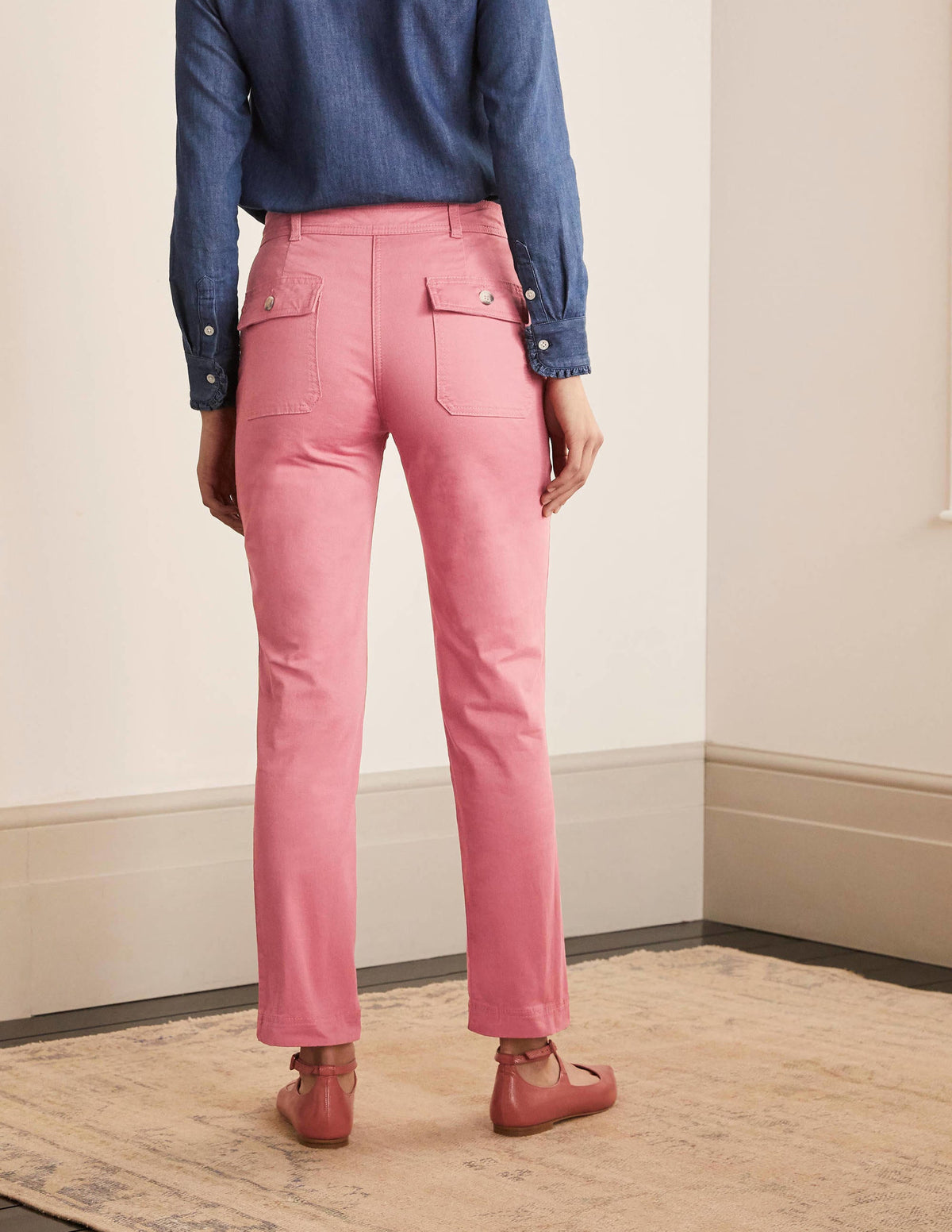 Abingdon Pants-Dusty Red - Image 3