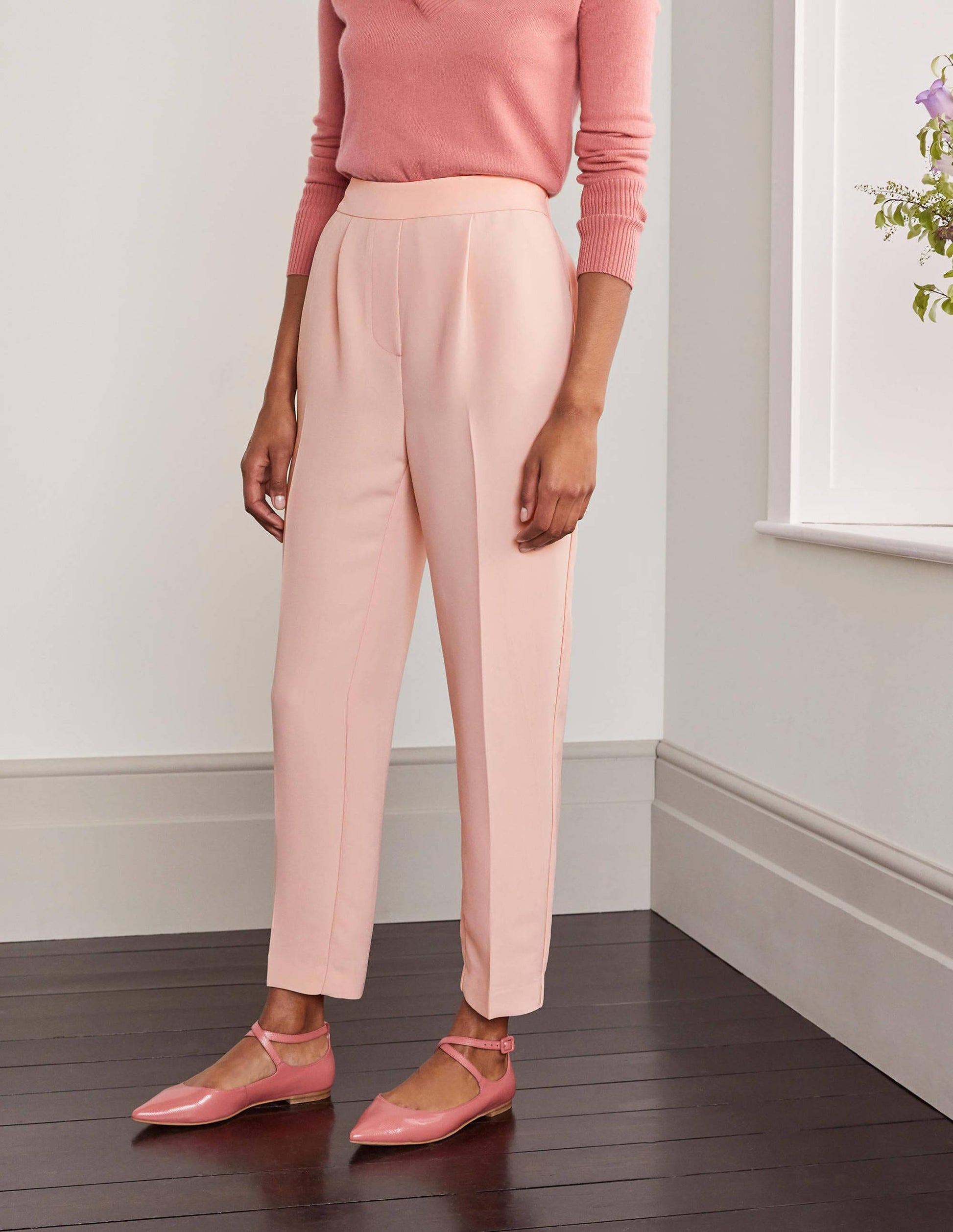 Albemarle Pull On Pants-Milkshake-2
