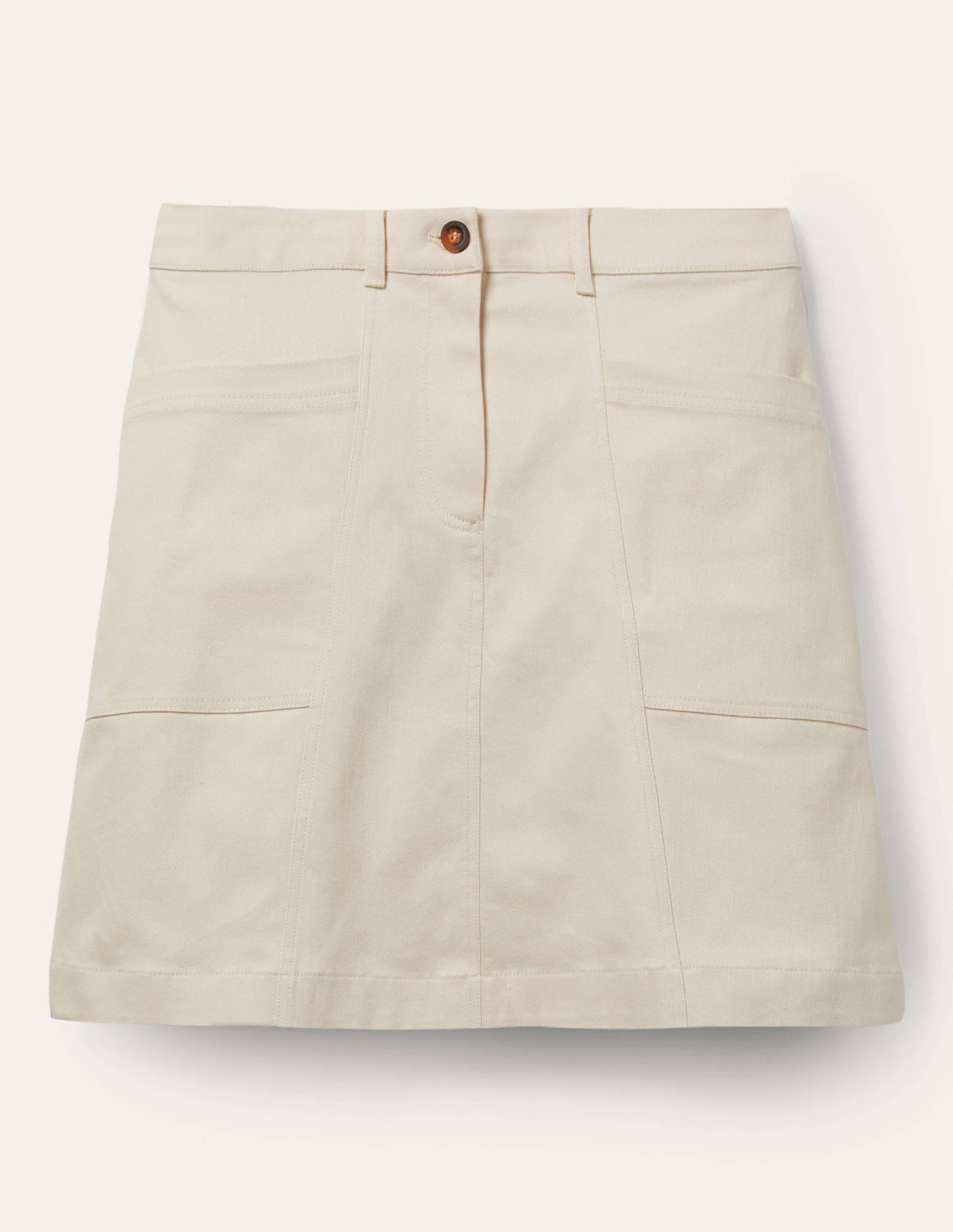 Abingdon Mini Skirt-Ecru-6