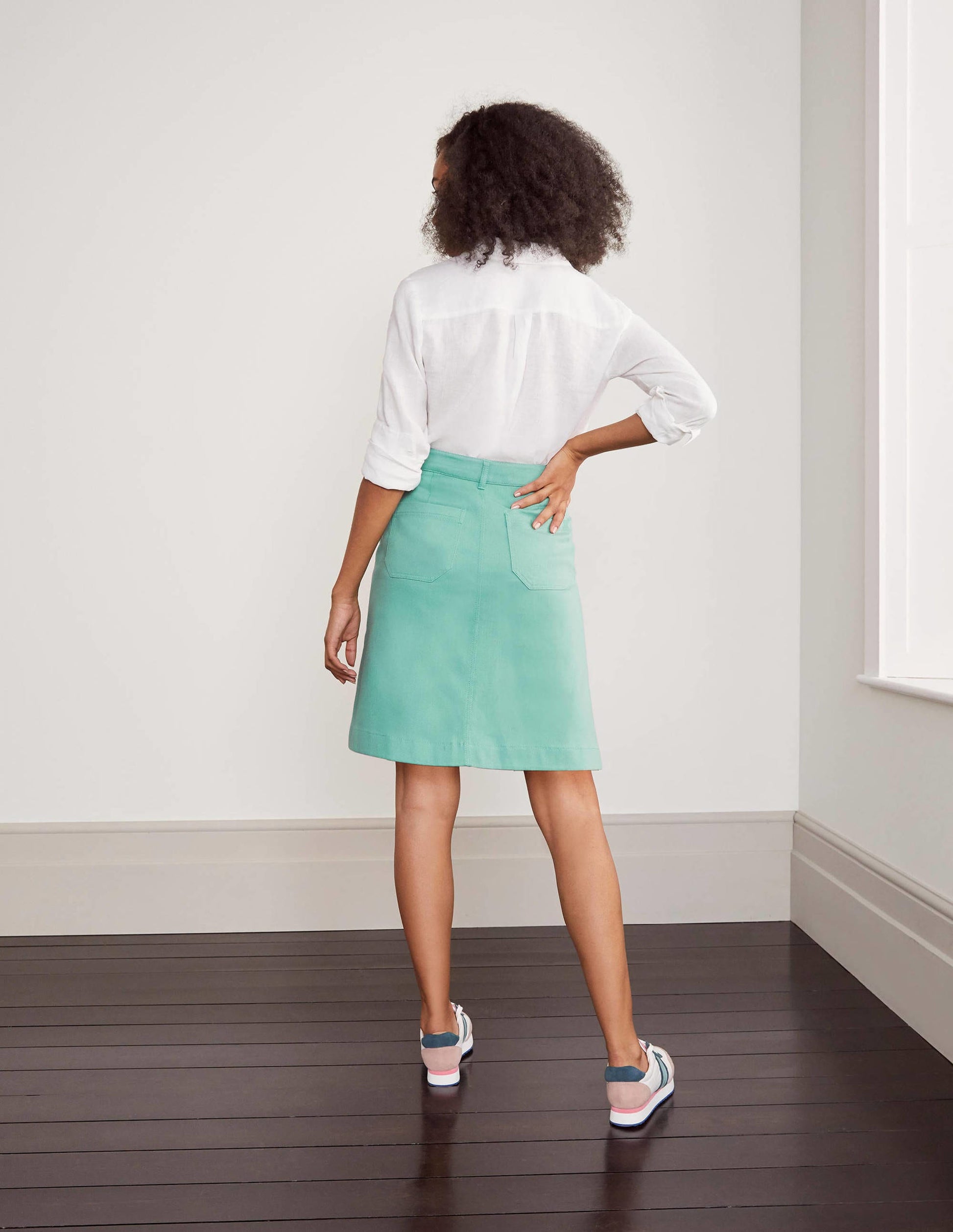 Abingdon Mini Skirt-Apple Mint-3