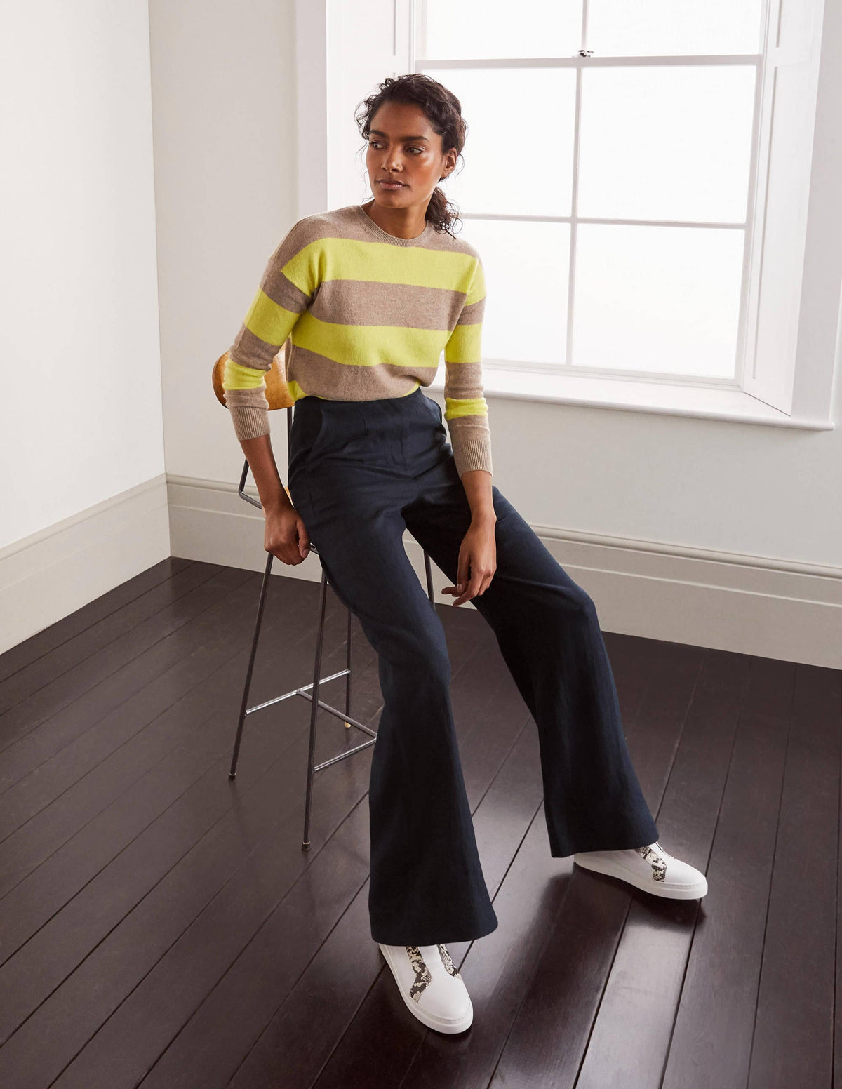 Eldon Linen Pants-Navy-4