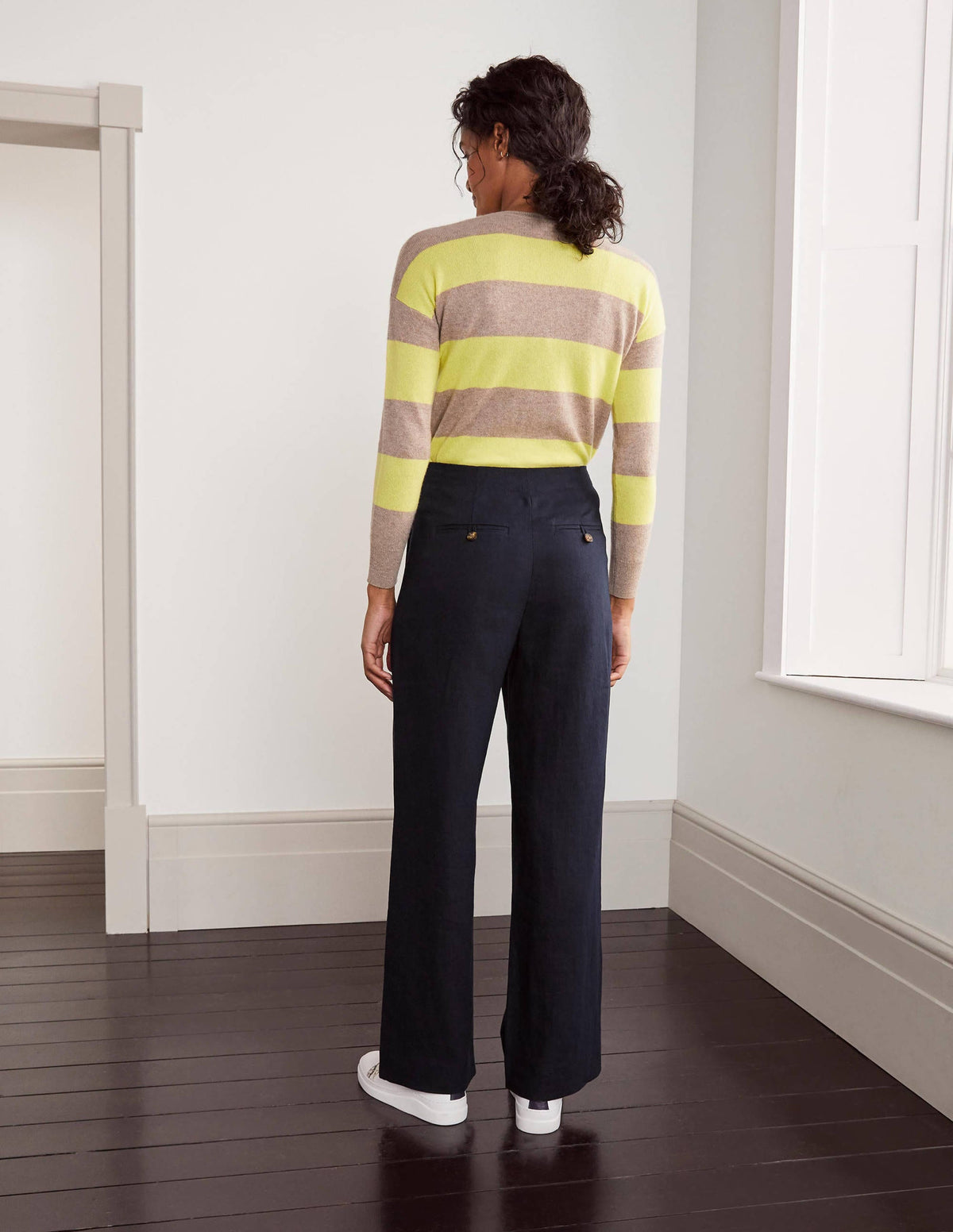 Eldon Linen Pants-Navy-2