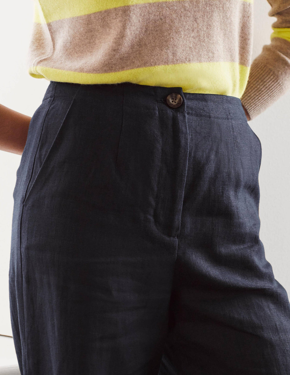 Eldon Linen Pants-Navy-3