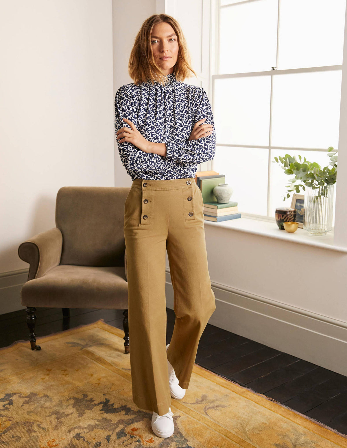 Runswick Sailor Pants-Camel - Image 5