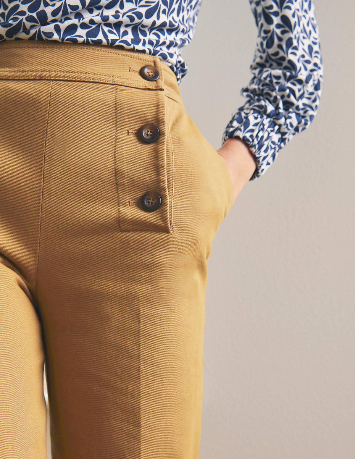 Runswick Sailor Pants-Camel - Image 3