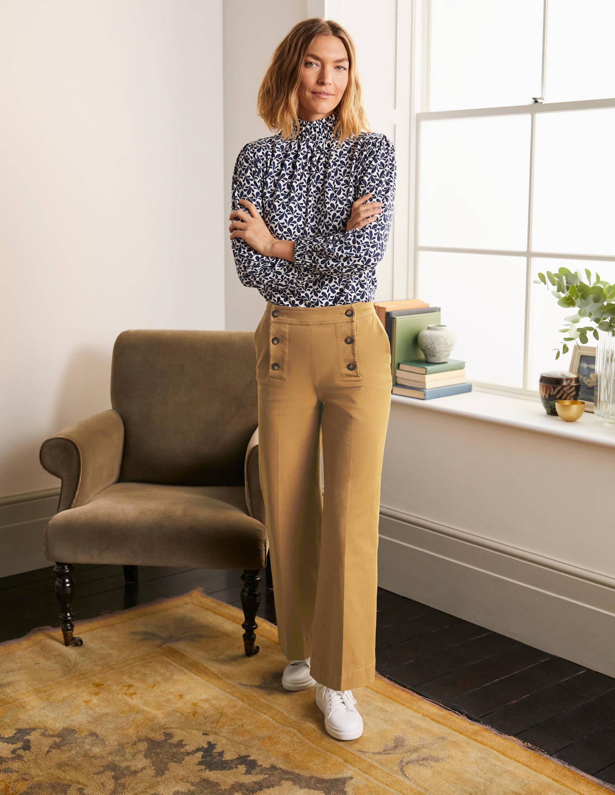 Runswick Sailor Pants-Camel - Image 4