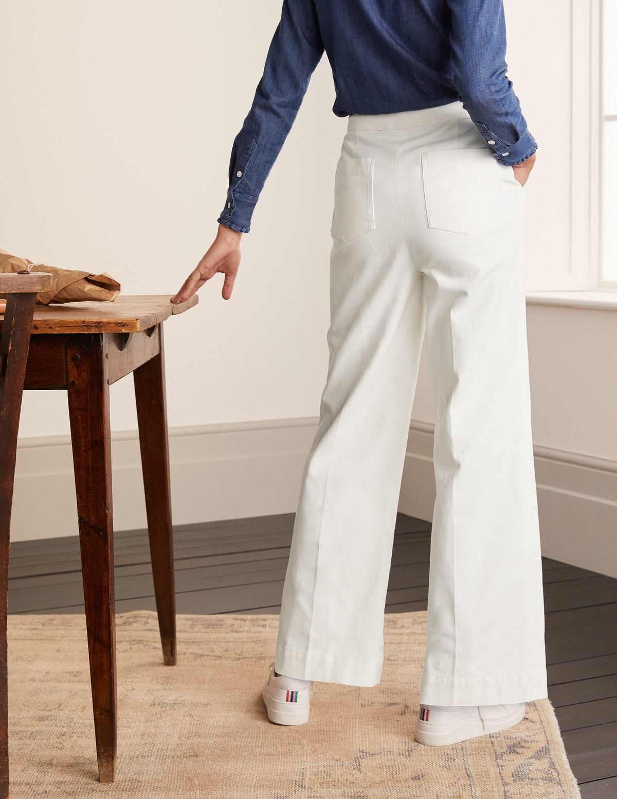 Runswick Sailor Pants-Ivory - Image 3