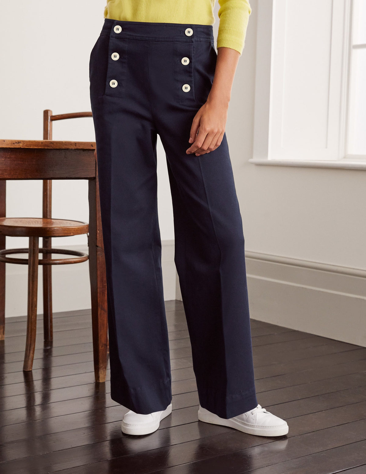 Runswick Sailor Pants-Navy - Image 1