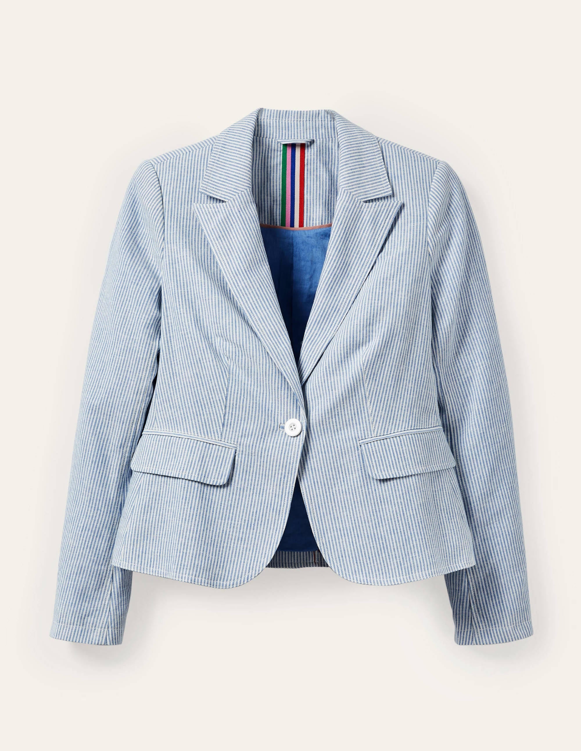 Framlingham Blazer-Cabin and Ivory Stripe - Image 5