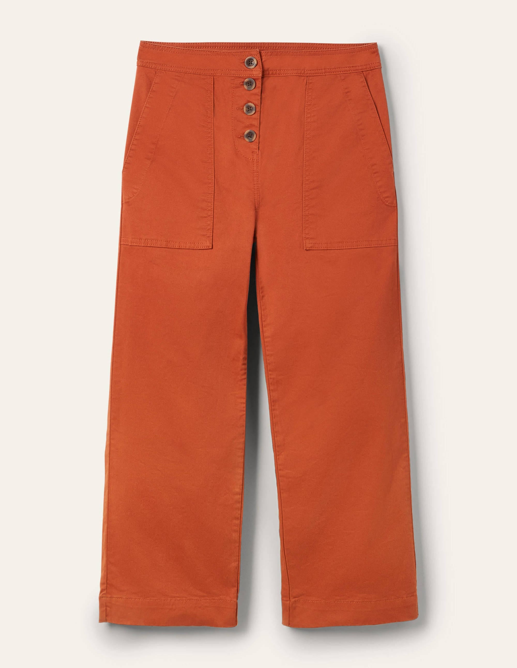 Beaufort Button Fly Pants-Copper Red - Image 6