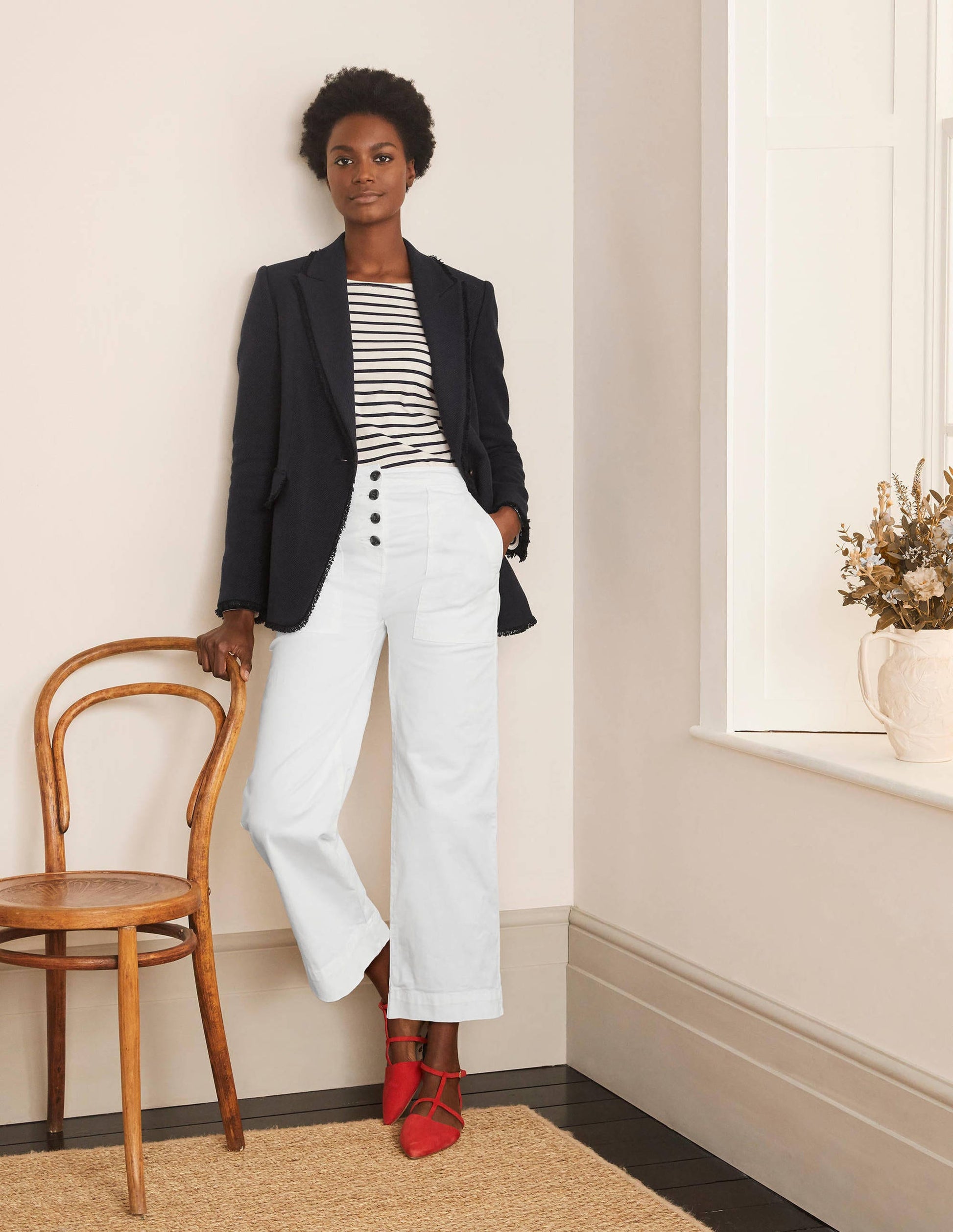 Beaufort Button Fly Pants-White-5