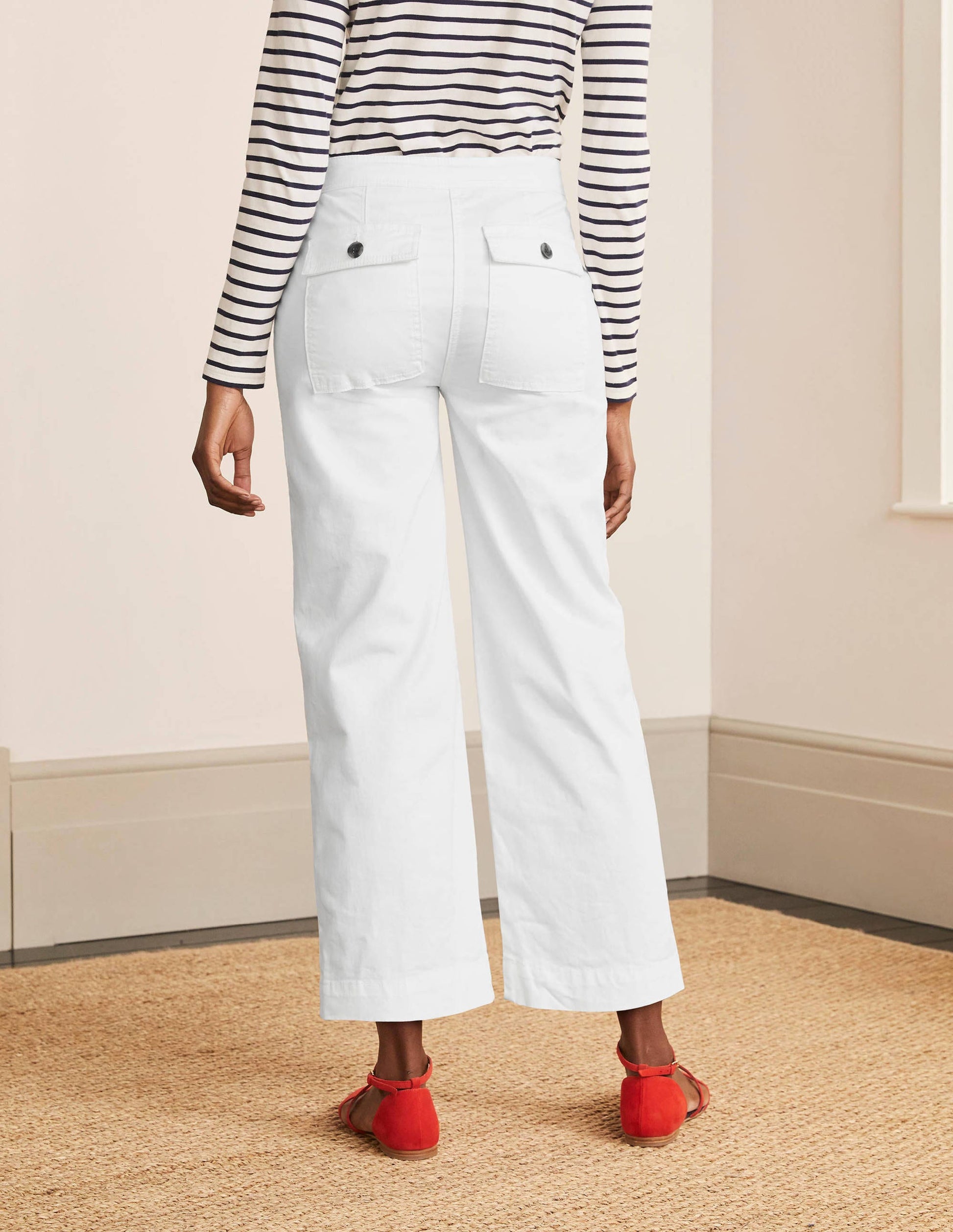 Beaufort Button Fly Pants-White-2
