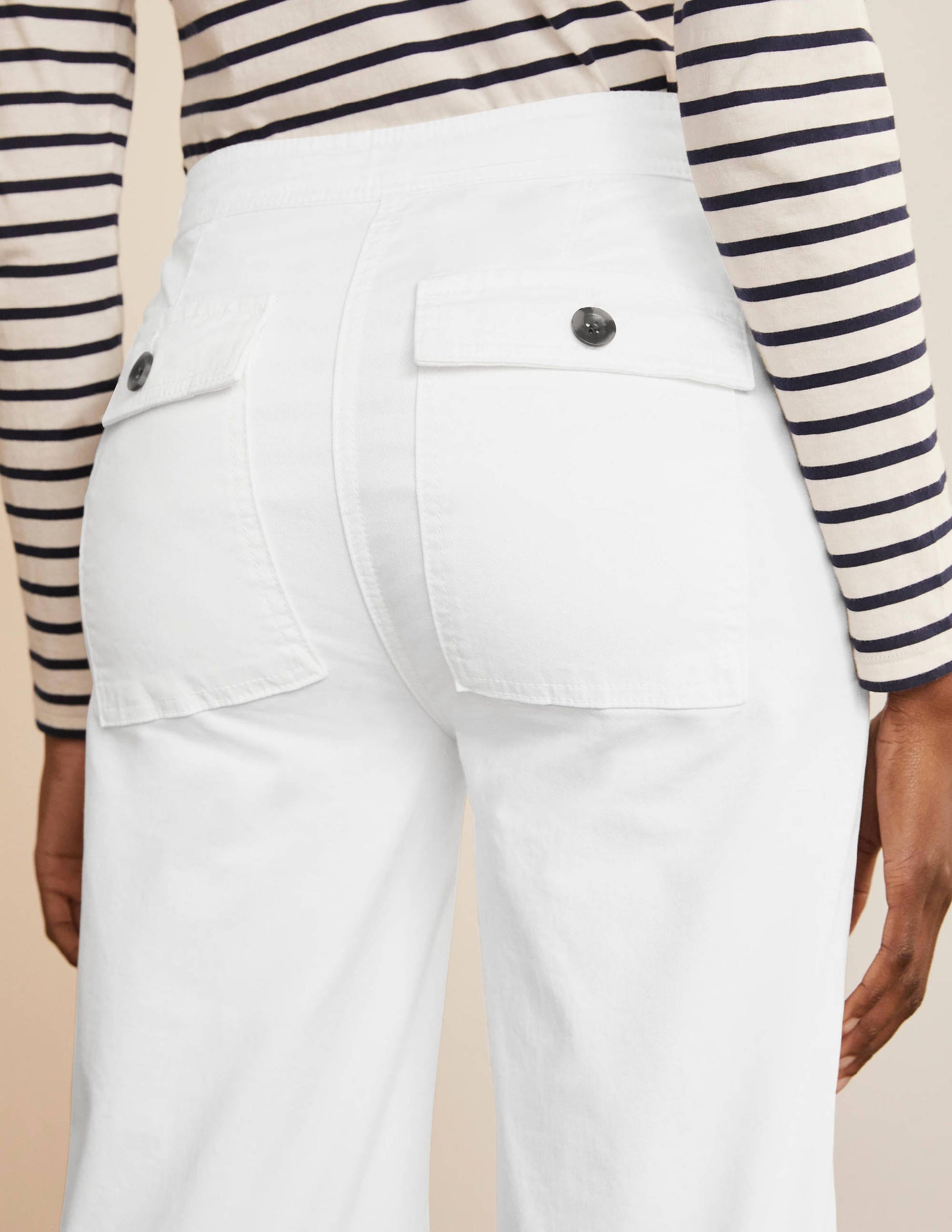 Beaufort Button Fly Pants-White-4