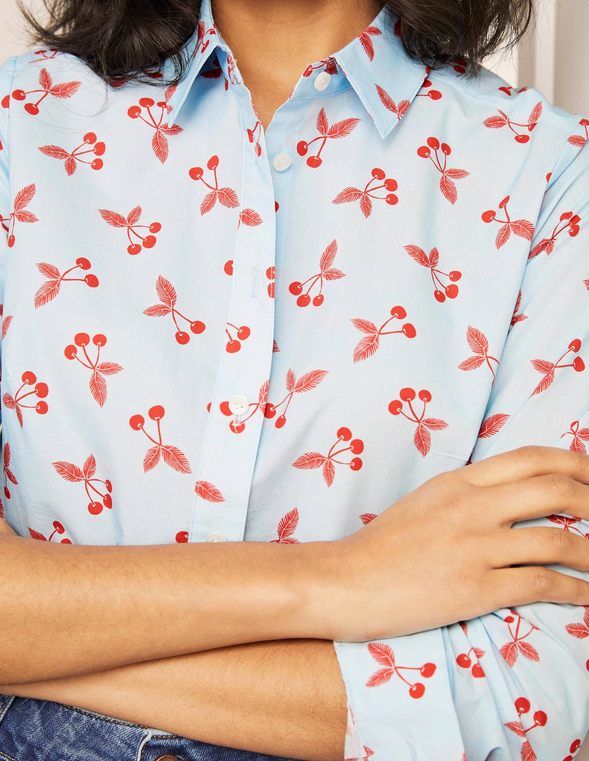 Modern Classic Shirt-Surf, Cherry Bunch - Image 3